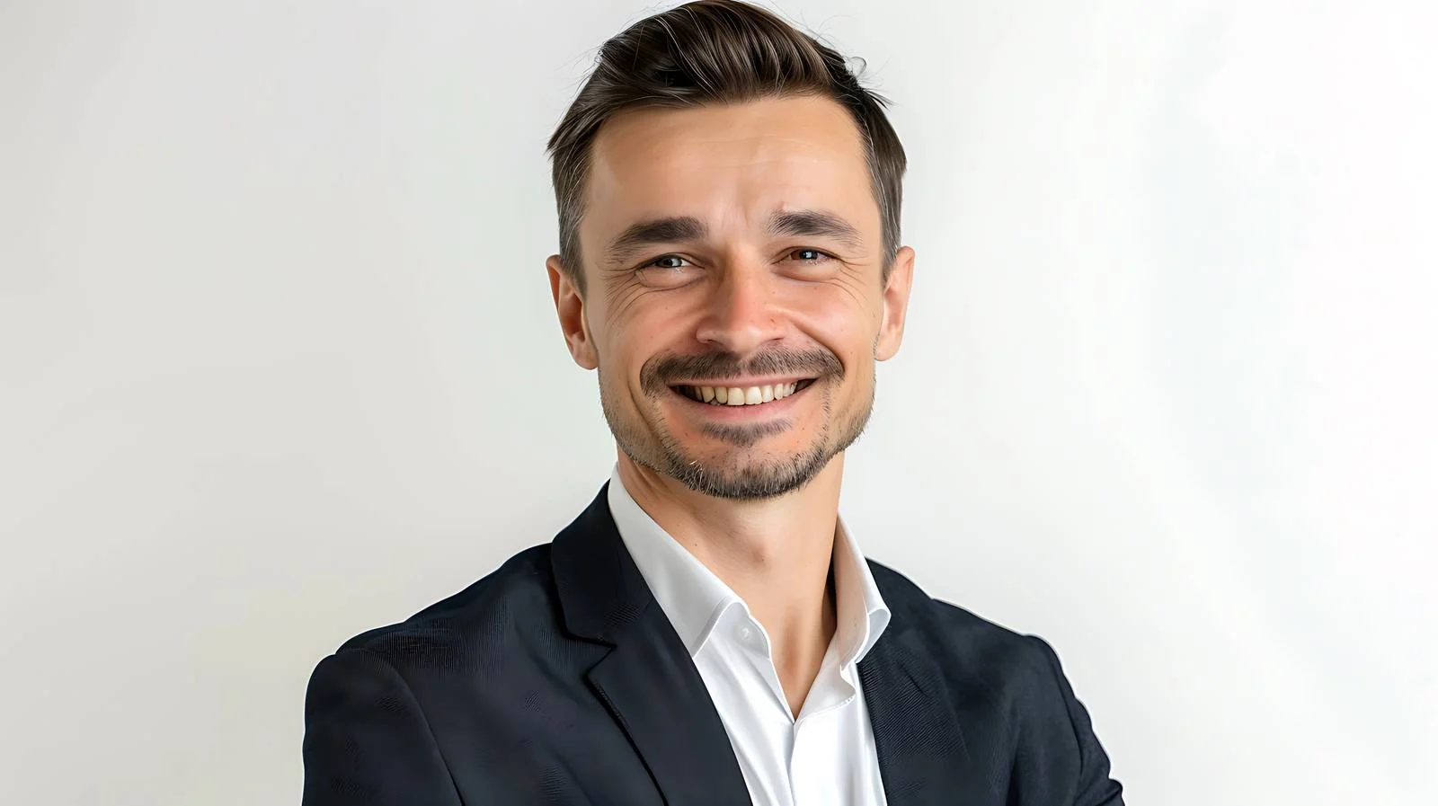 Smiling Businessman Isolated Portrait — free download from Dotvec