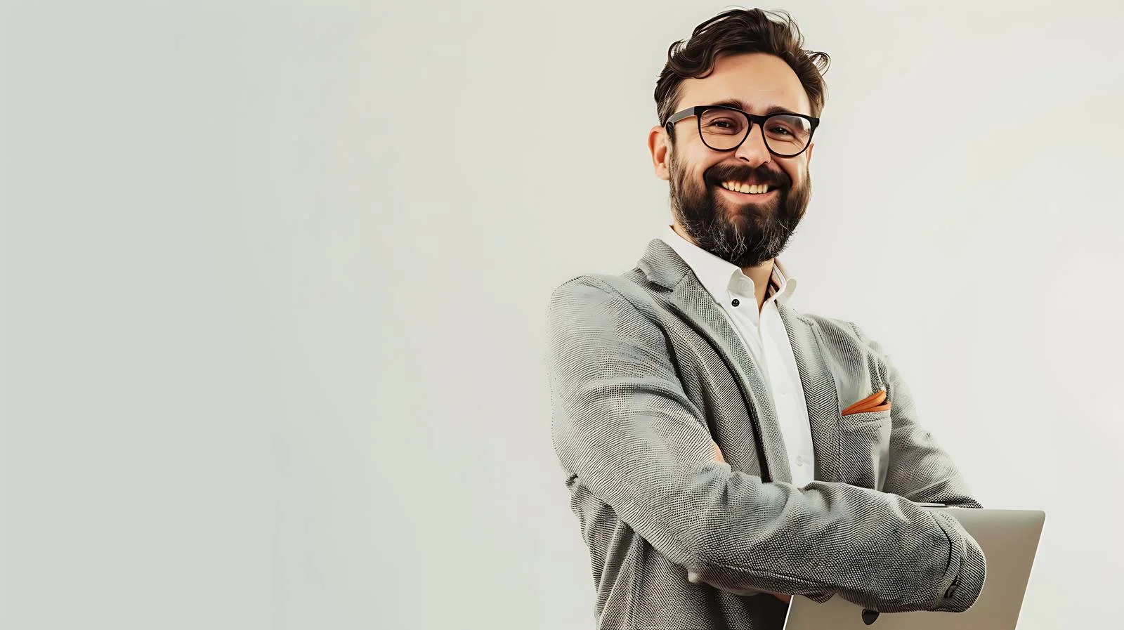 Professional Businessman Using Laptop — free download from Dotvec