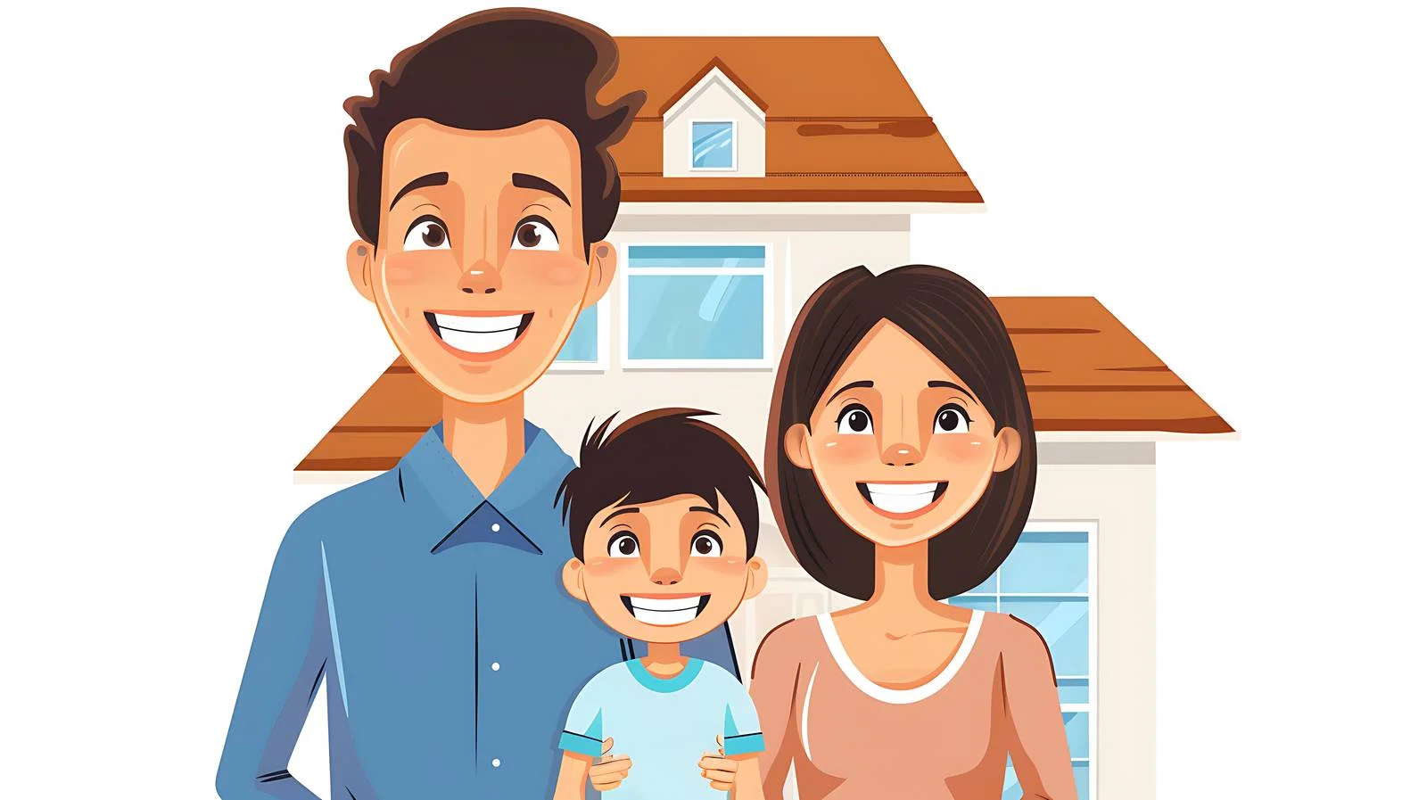 Happy Family Portrait Outdoors — free download from Dotvec