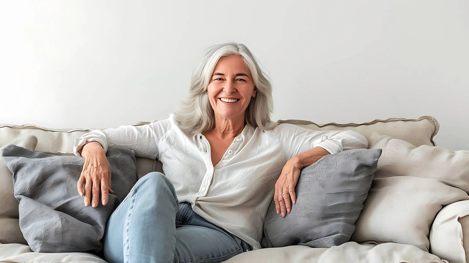 Serene Senior Lady Enjoying Quiet Leisure — free download from Dotvec