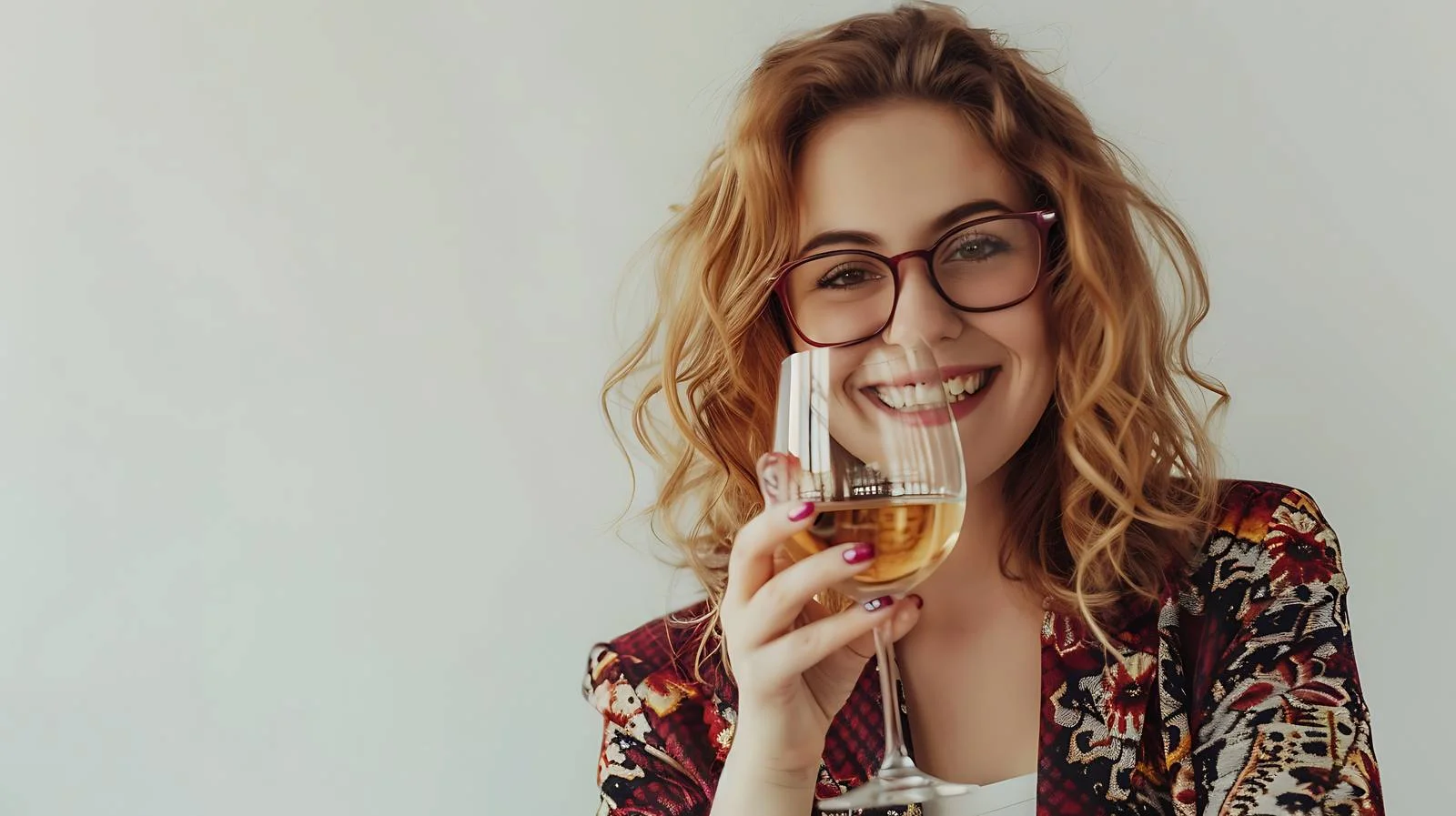 Elegant Woman Enjoying Wine at Family Gathering — free download from Dotvec
