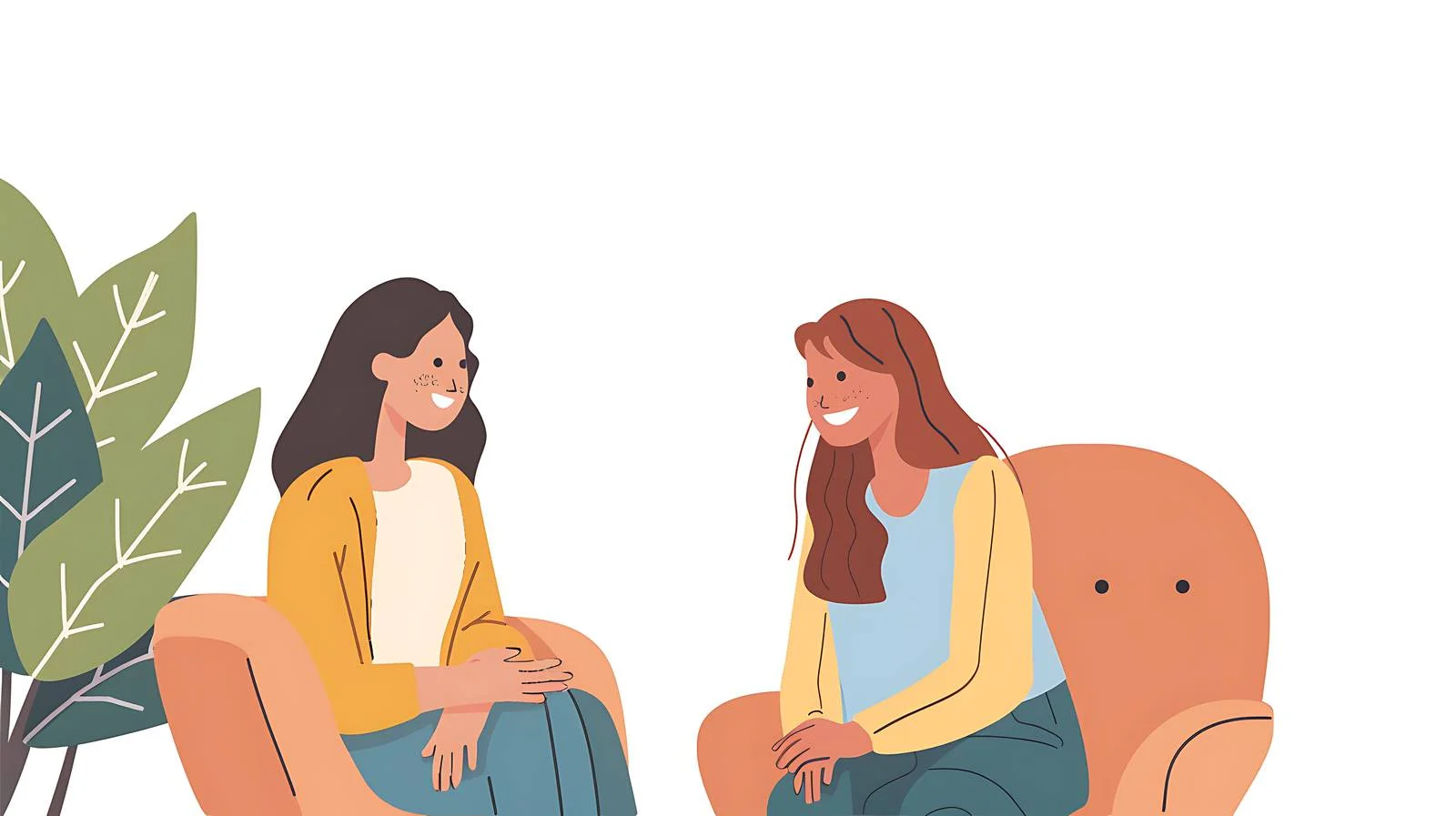 Home Friendship Conversation Smiling Portrait — free download from Dotvec