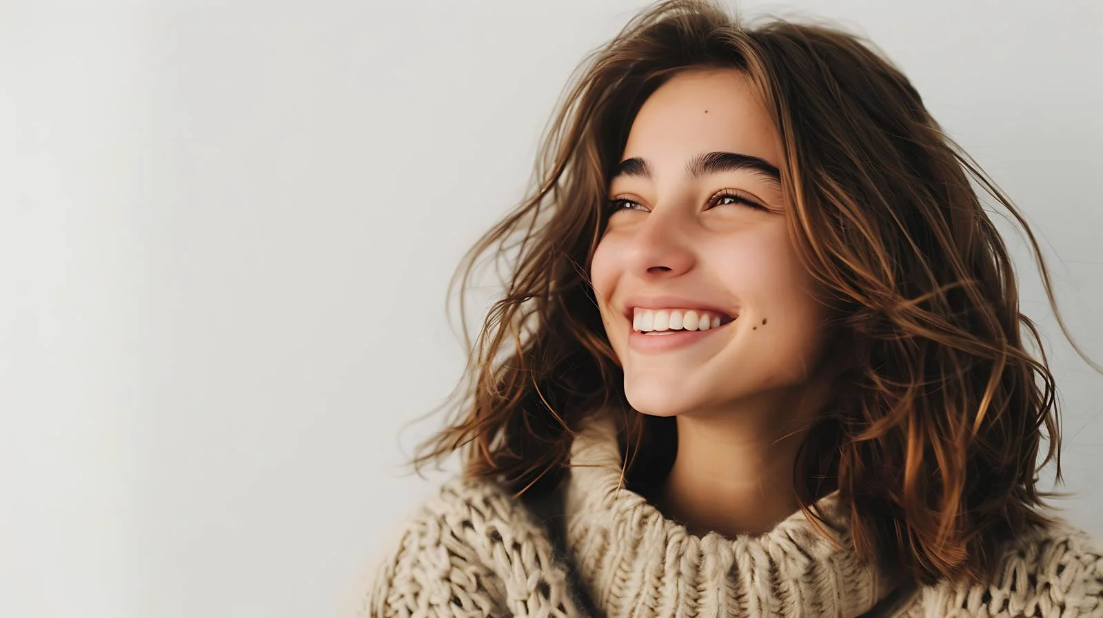 Serene Woman Gazing Ahead — free download from Dotvec