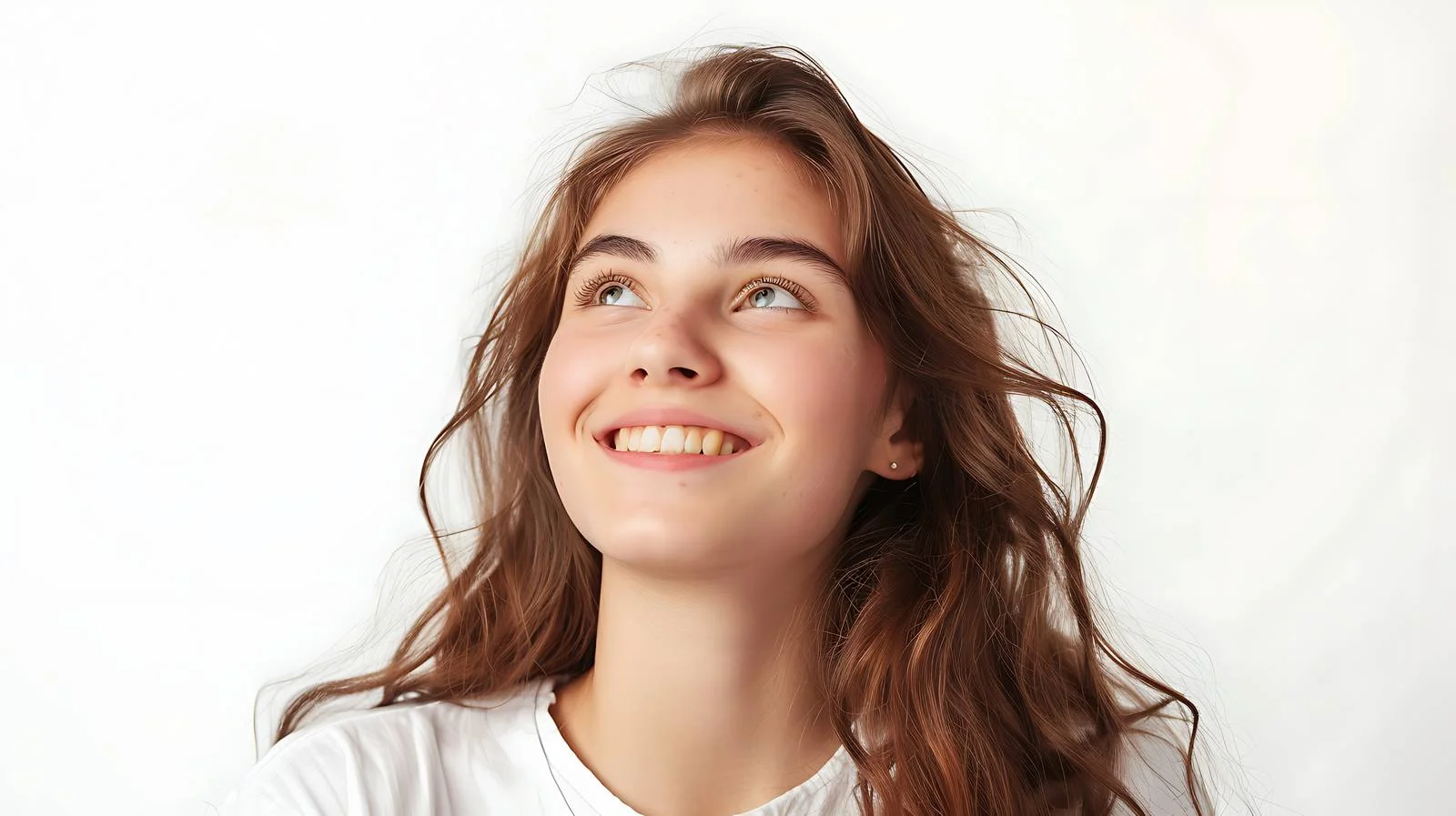 Joyful Woman Contemplating Future Horizon — free download from Dotvec