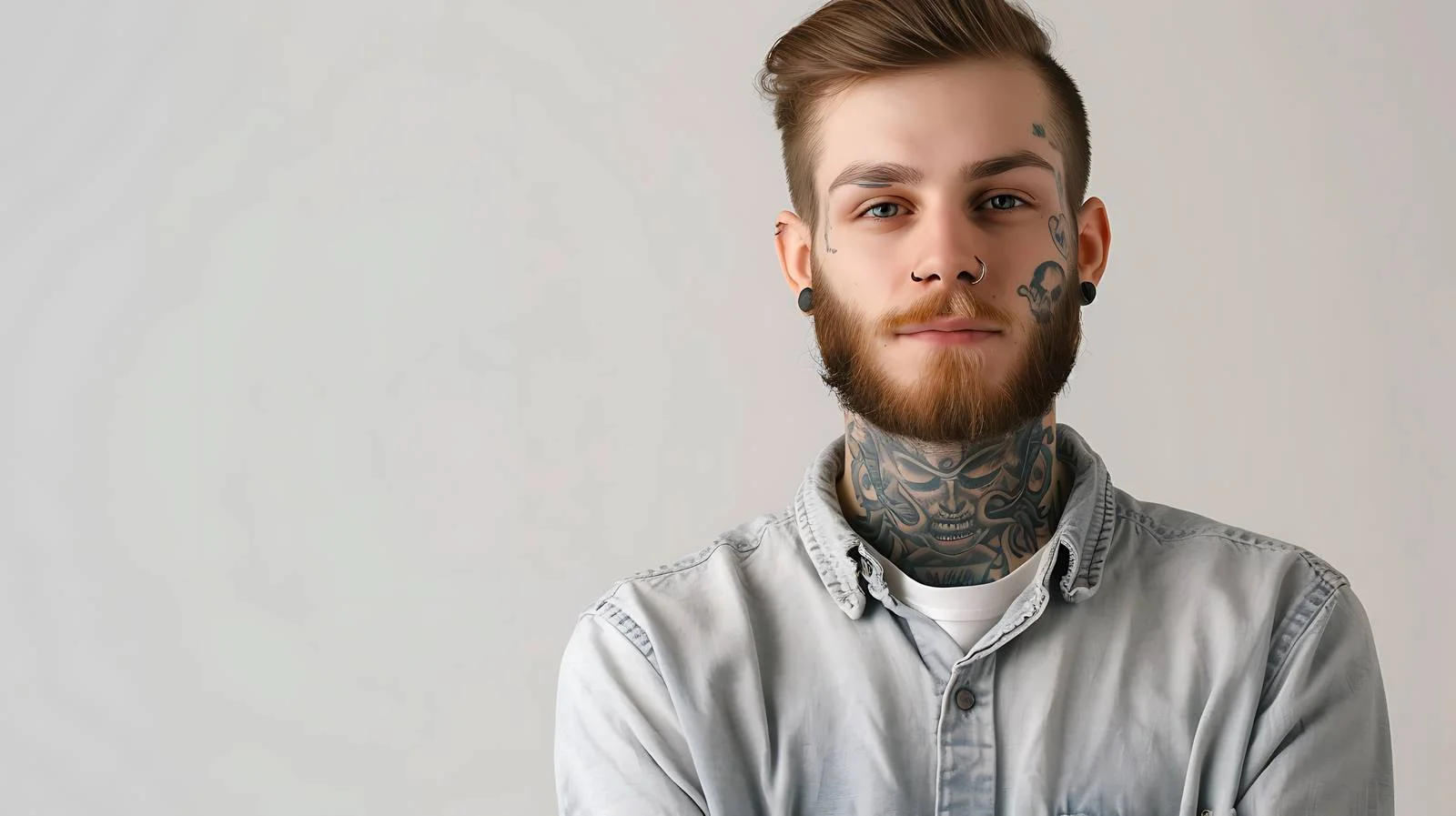 Professional Tattoo Artist in Studio — free download from Dotvec