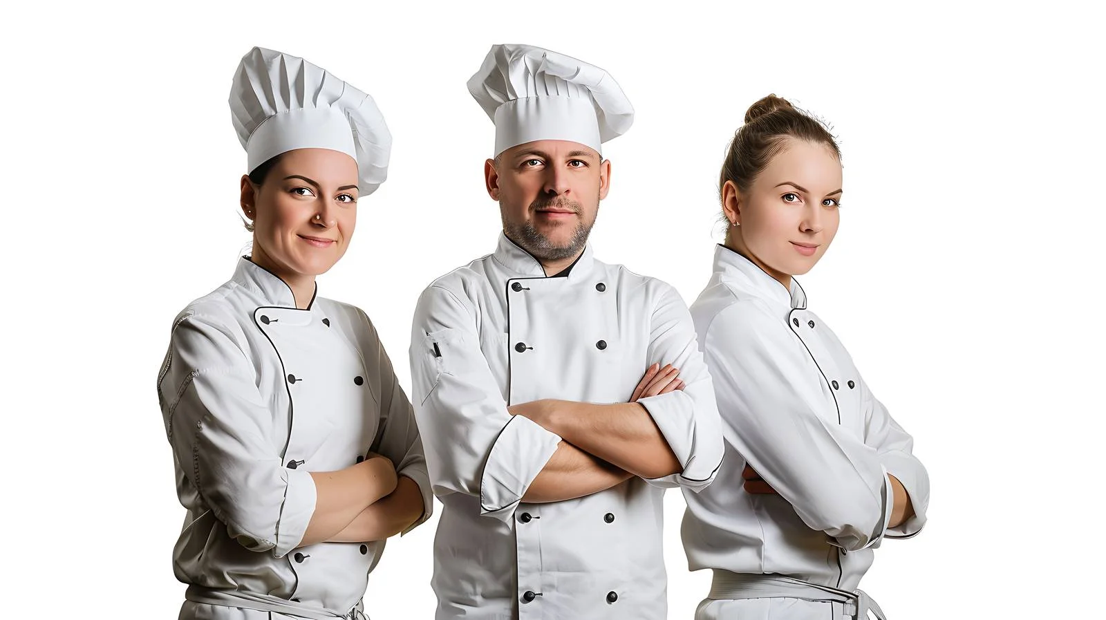 Professional Kitchen Cooks Portrait — free download from Dotvec