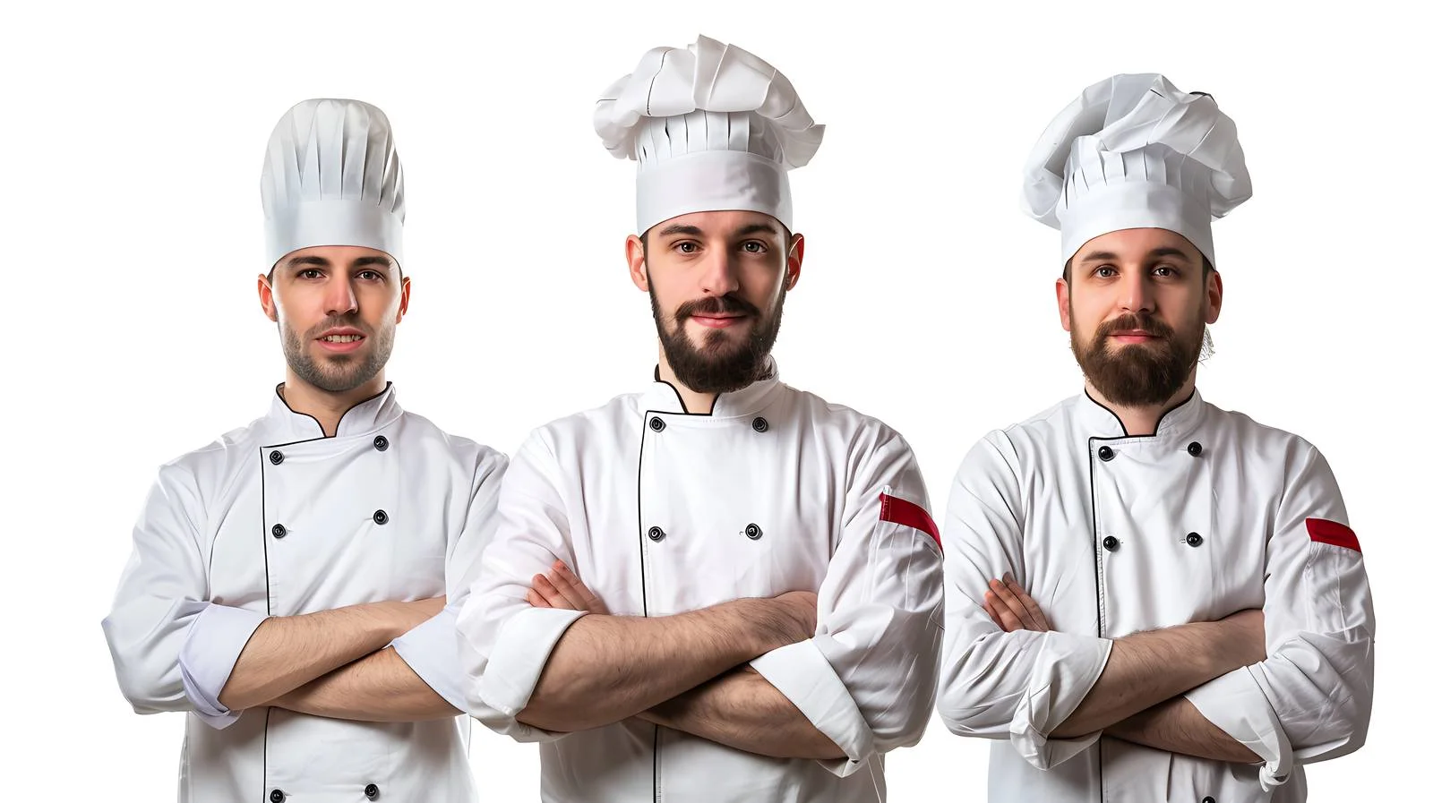 Three Cooks in Restaurant Kitchen — free download from Dotvec