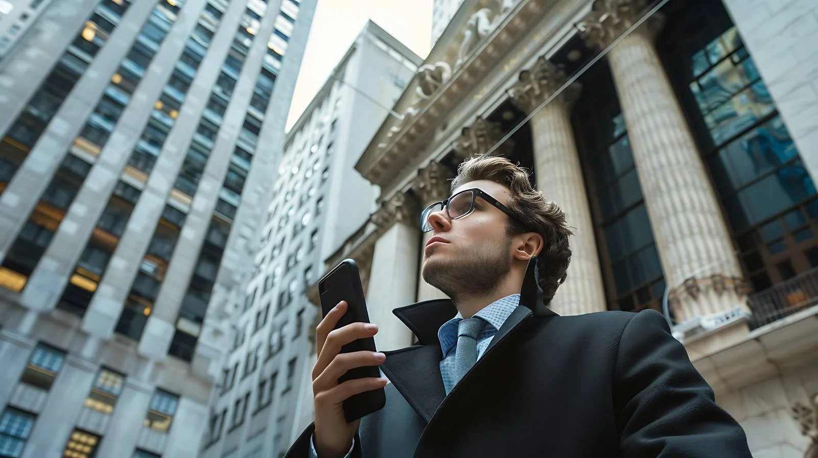Stressed Businessman with Cell Phone — free download from Dotvec