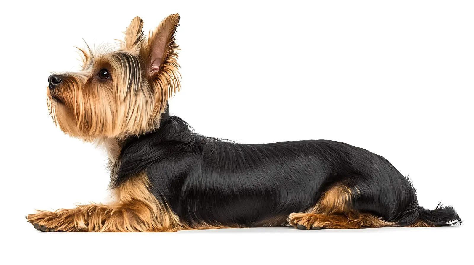 Yorkshire Terrier Side View on White Background — free download from Dotvec