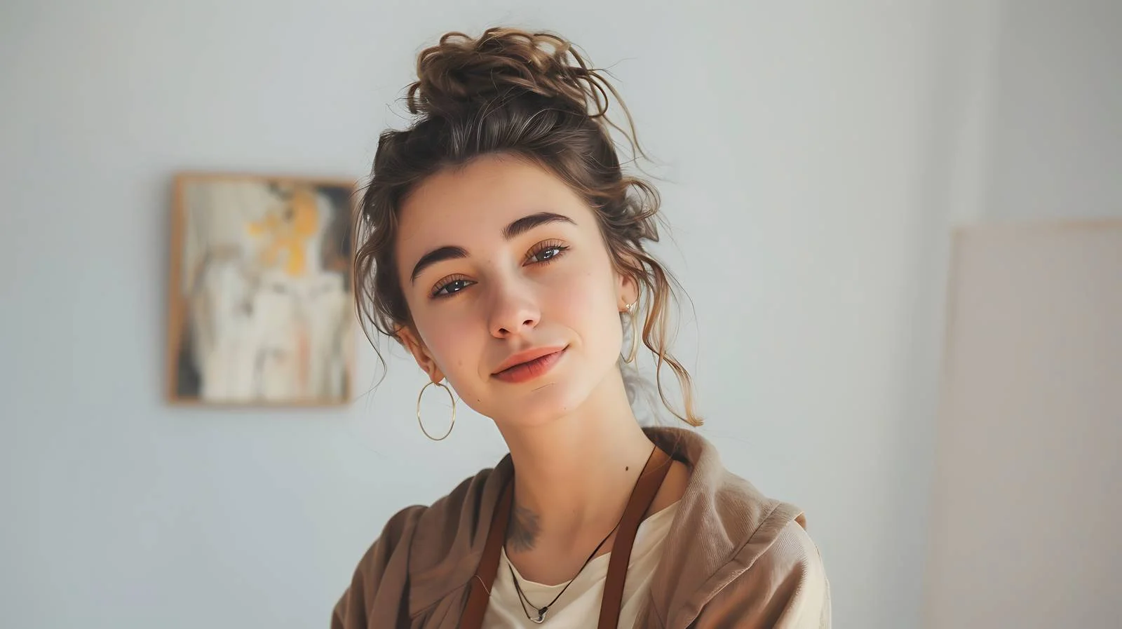 Young Artist in Studio Portrait — free download from Dotvec