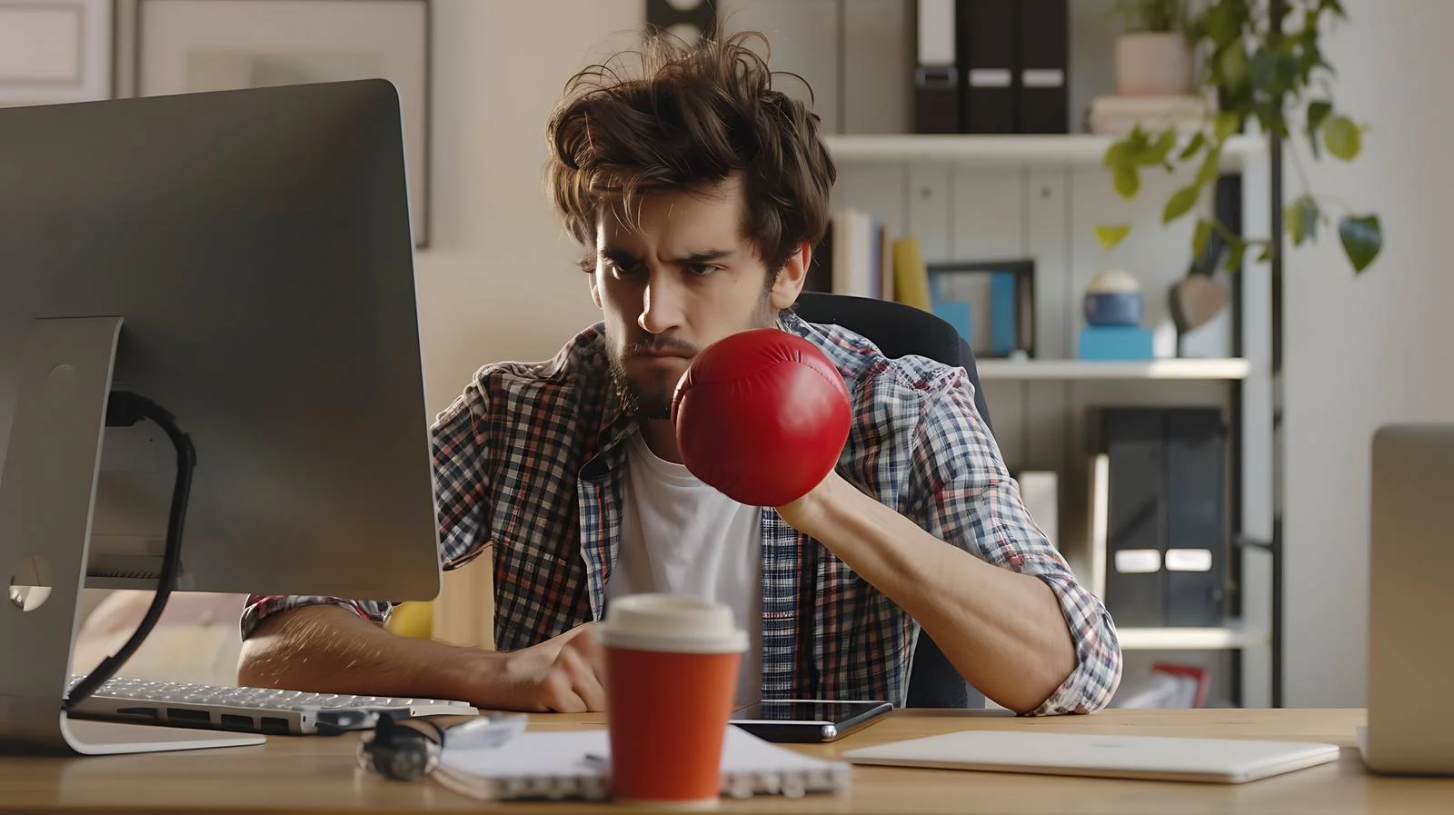 Young Freelancer Office Portrait — free download from Dotvec