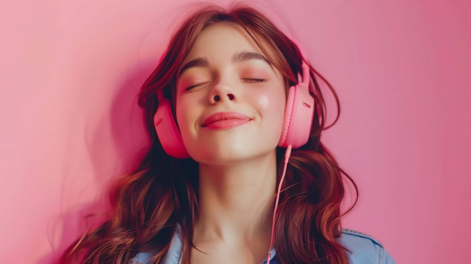 Young Woman Enjoying Music — free download from Dotvec