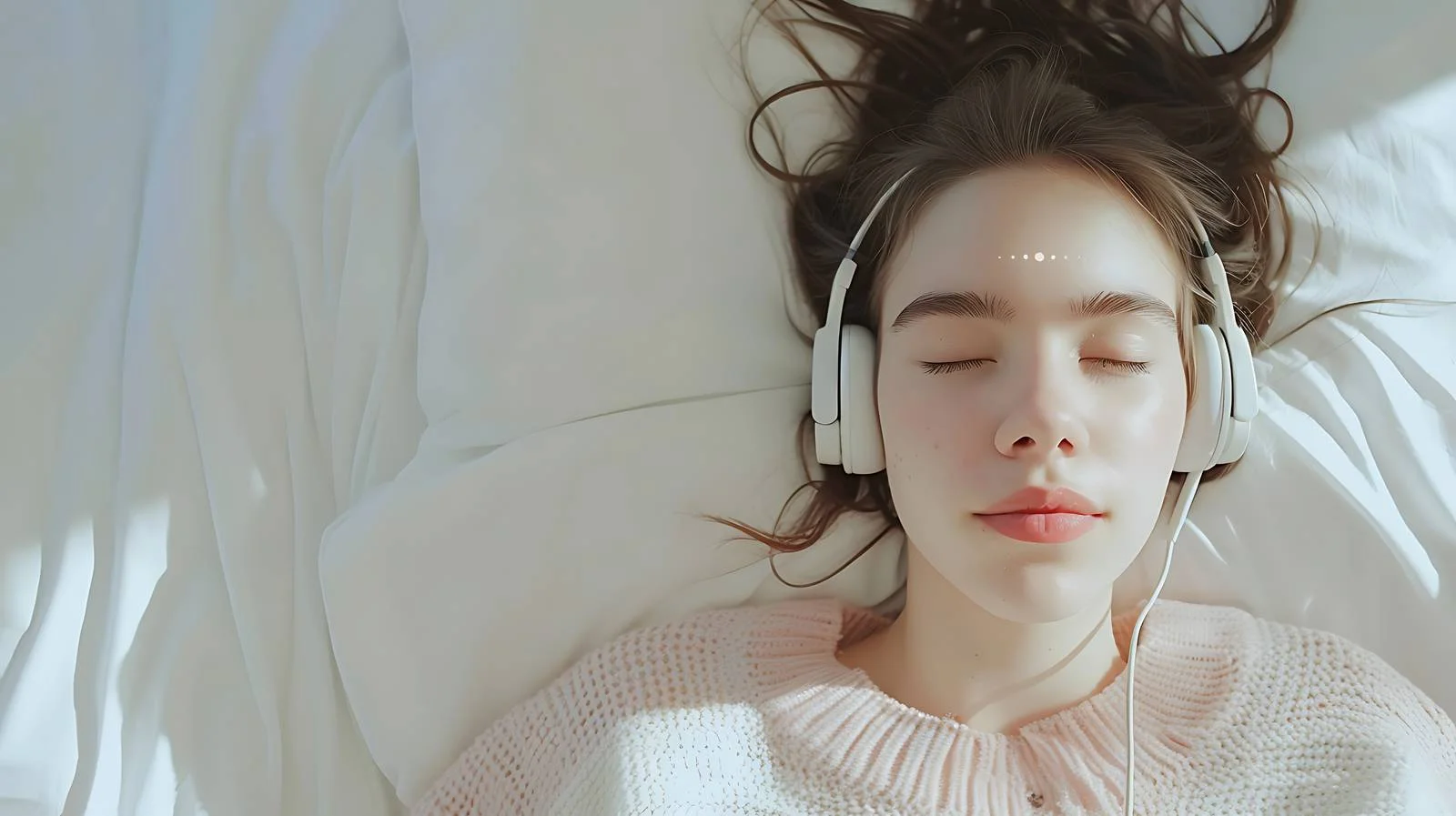 Serene Young Woman Portrait — free download from Dotvec