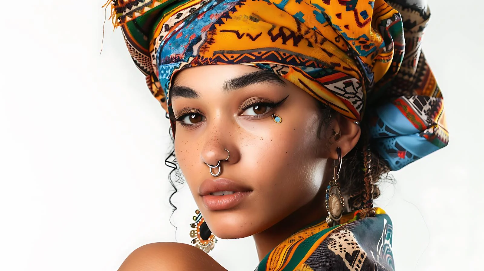 Traditional Attire Portrait — free download from Dotvec