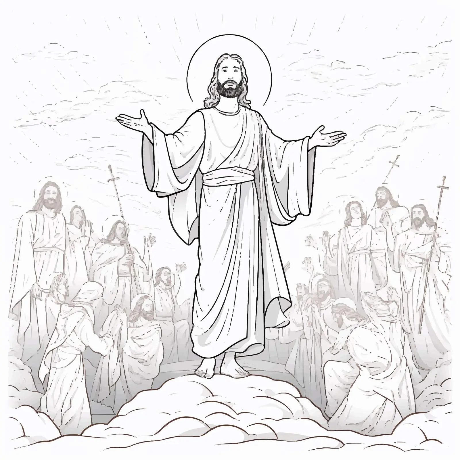 Post-Resurrection Appearances of Jesus – free spiritual growth image from Dotvec