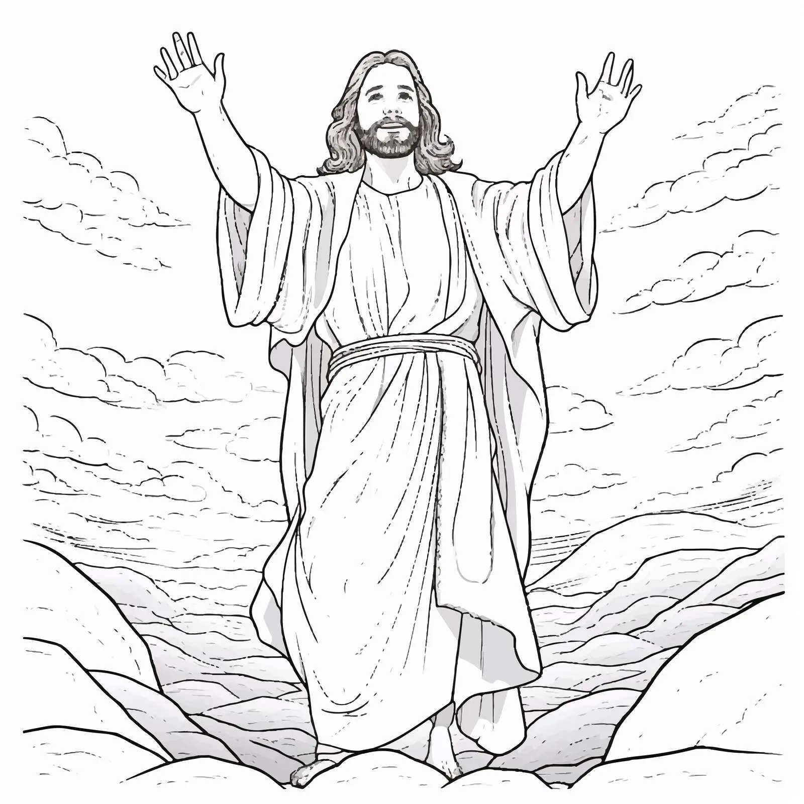 Post-Resurrection Appearances of Jesus in Vectors — free download from Dotvec