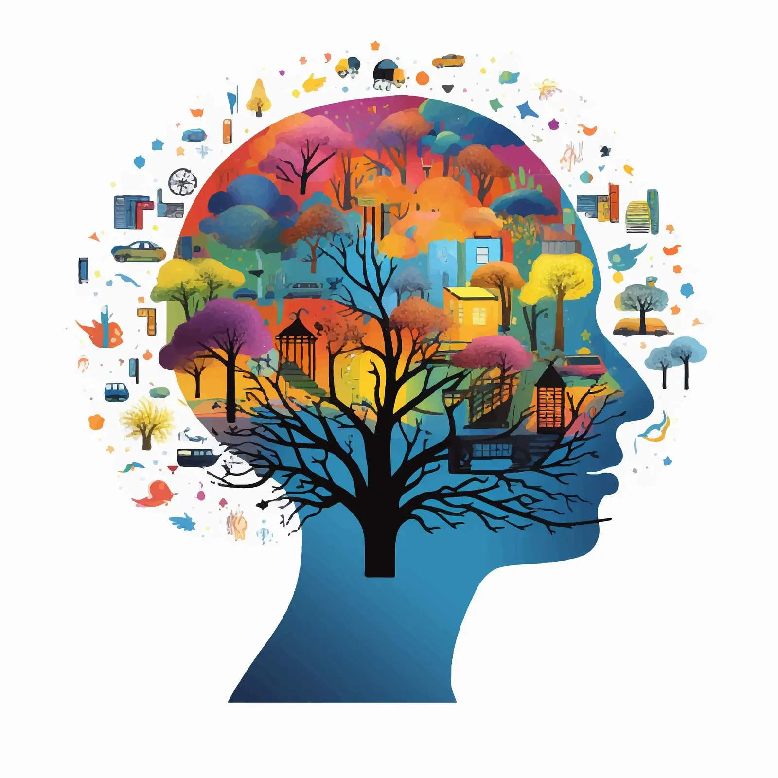 Mental Health Day Poster Design Vector Illustration — free download from Dotvec