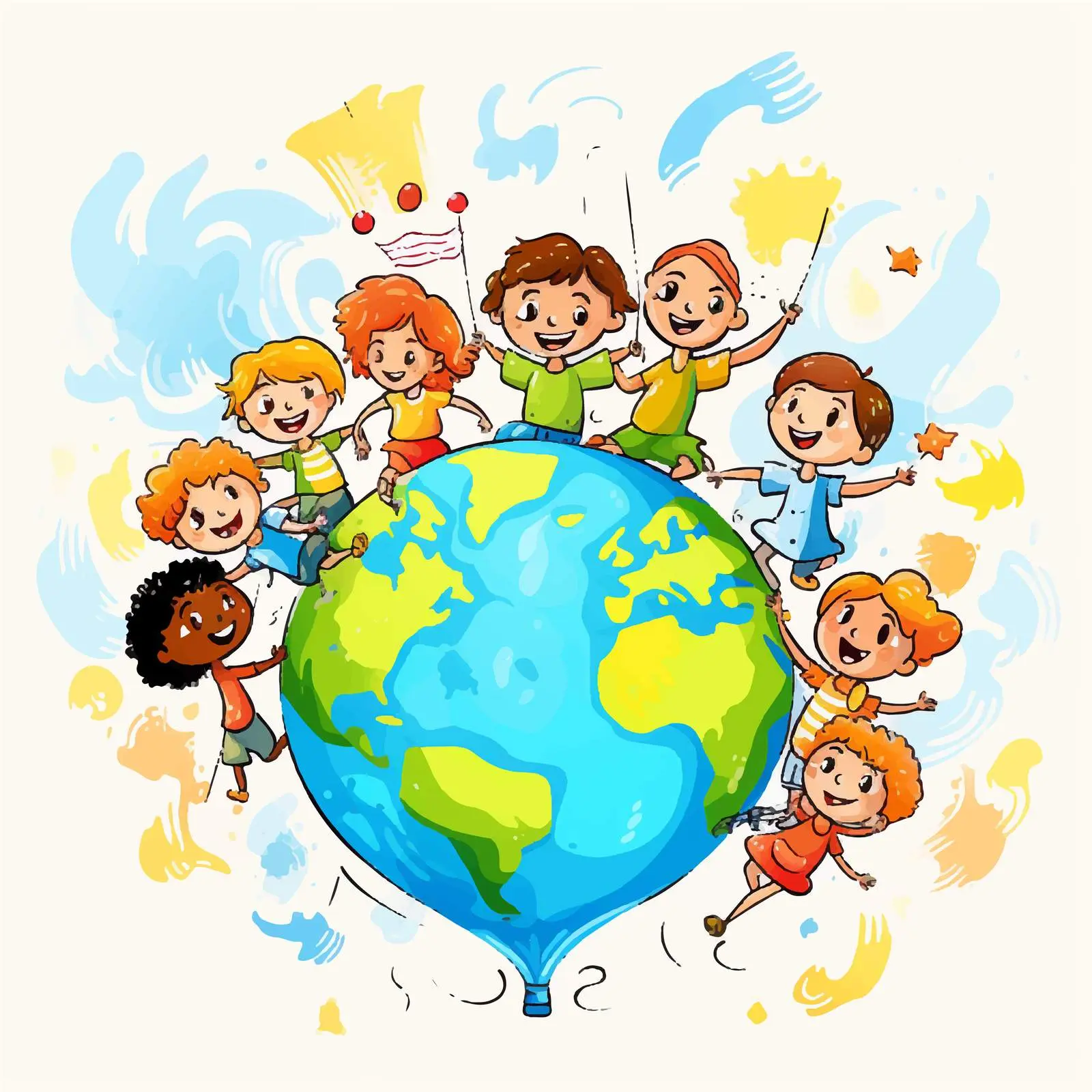 Universal Children's Day Poster Design Illustration — free download from Dotvec