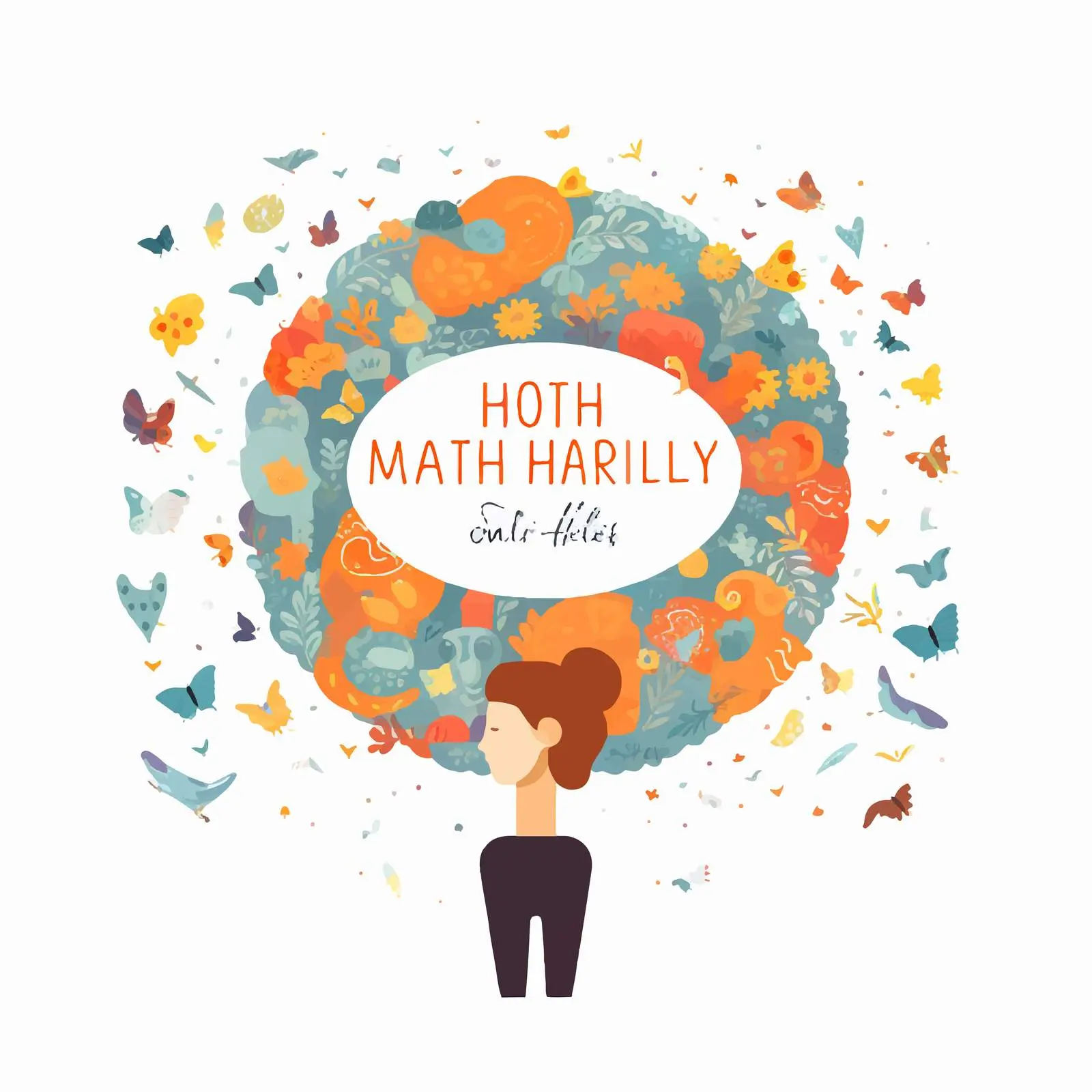 World Mental Health Day Illustration Poster Design – free health campaign image from Dotvec