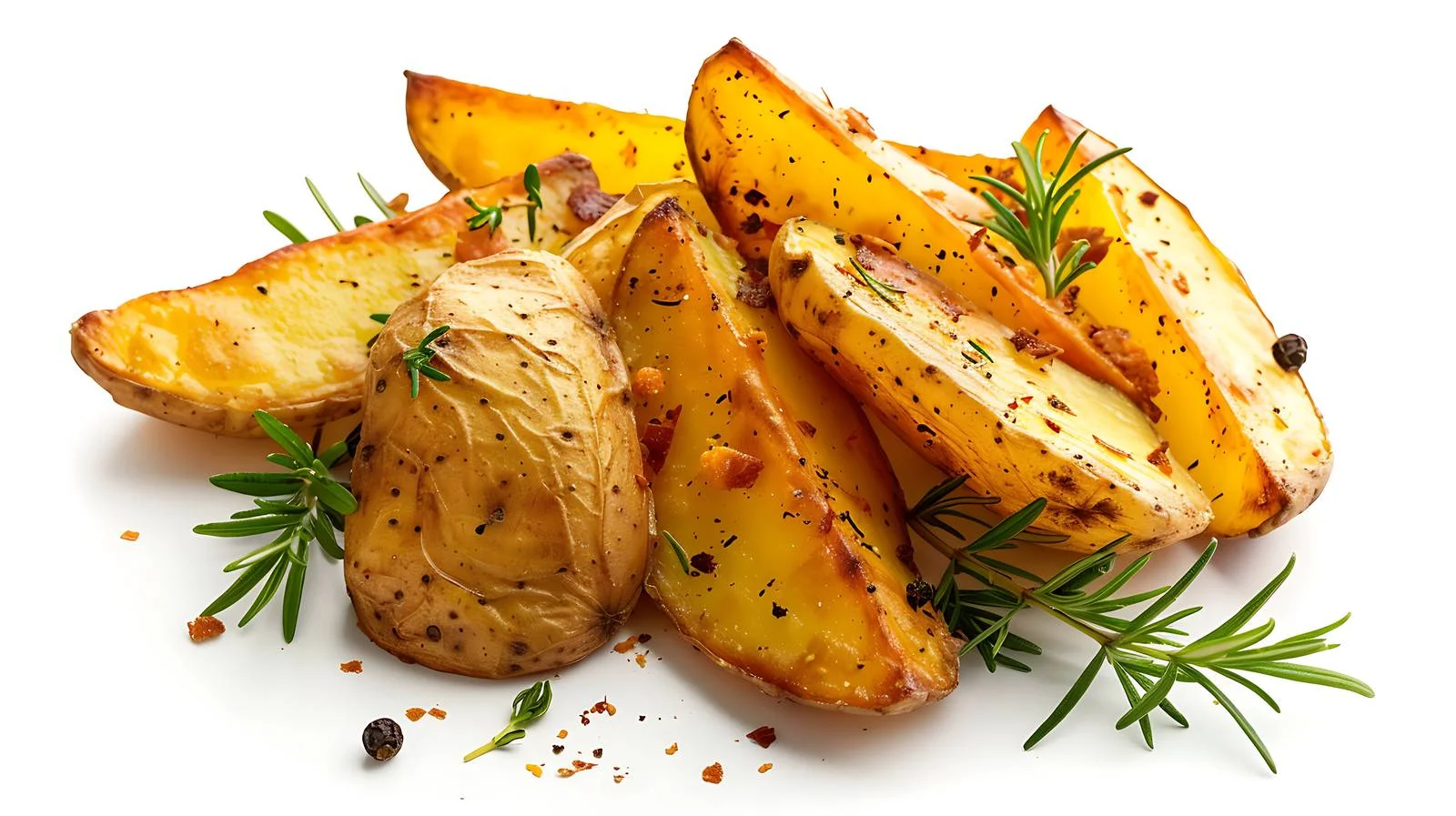 Savory Potato Wedges with Fresh Herbs — free download from Dotvec