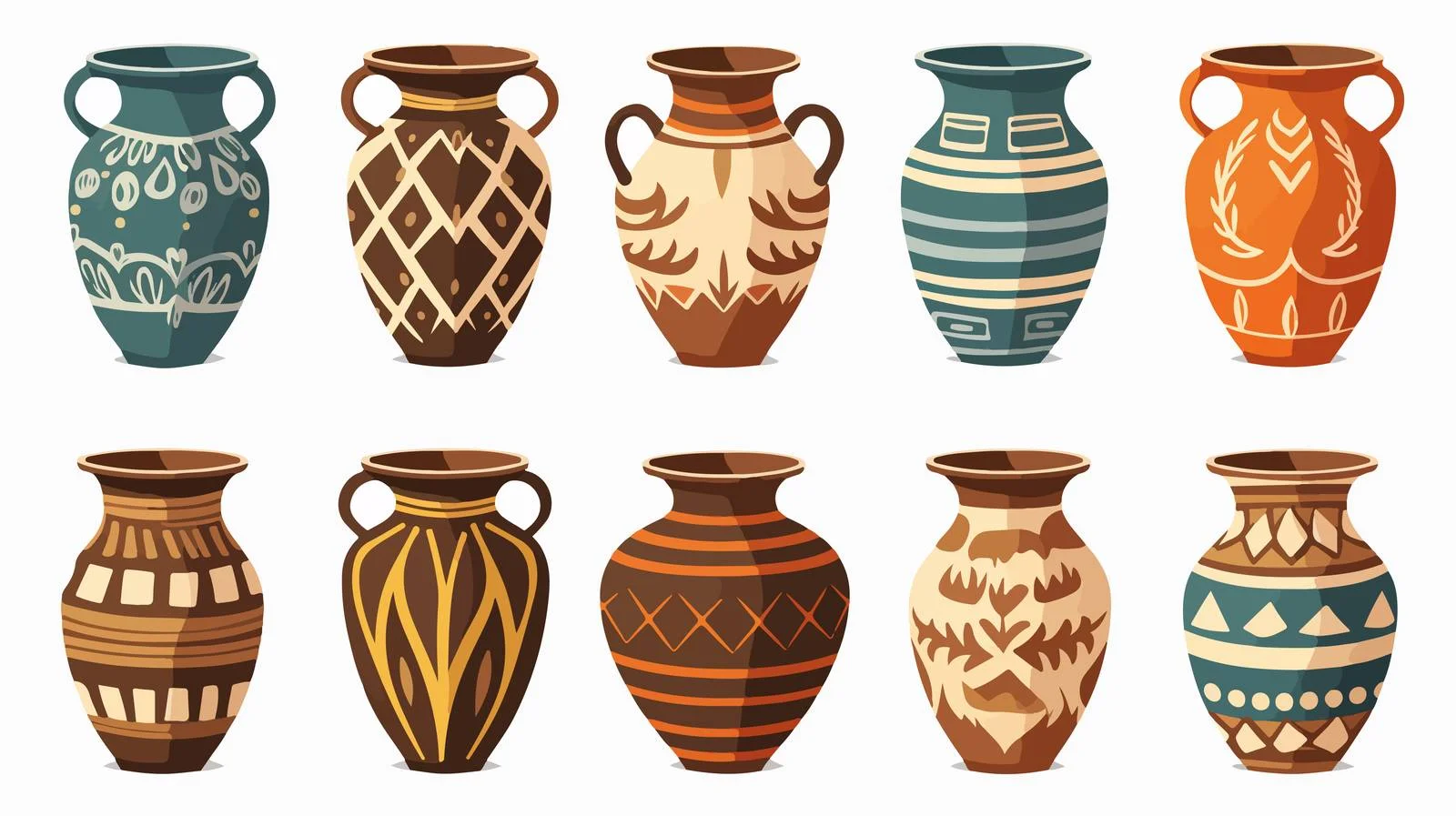 Quality Pottery Clay Carto Design — free download from Dotvec