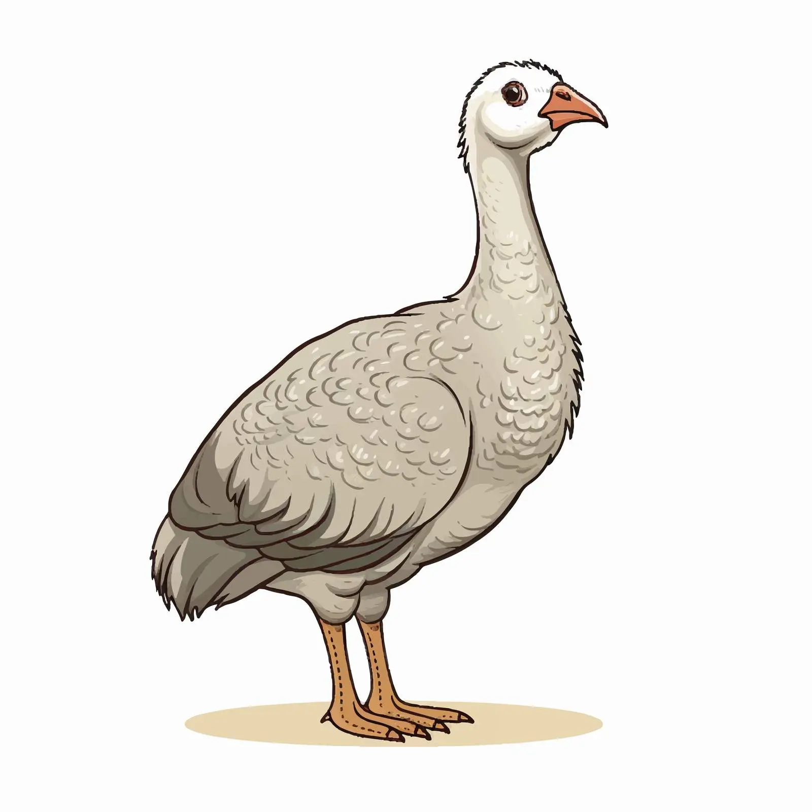 Cartoon Poult Line Vector Illustration — free download from Dotvec