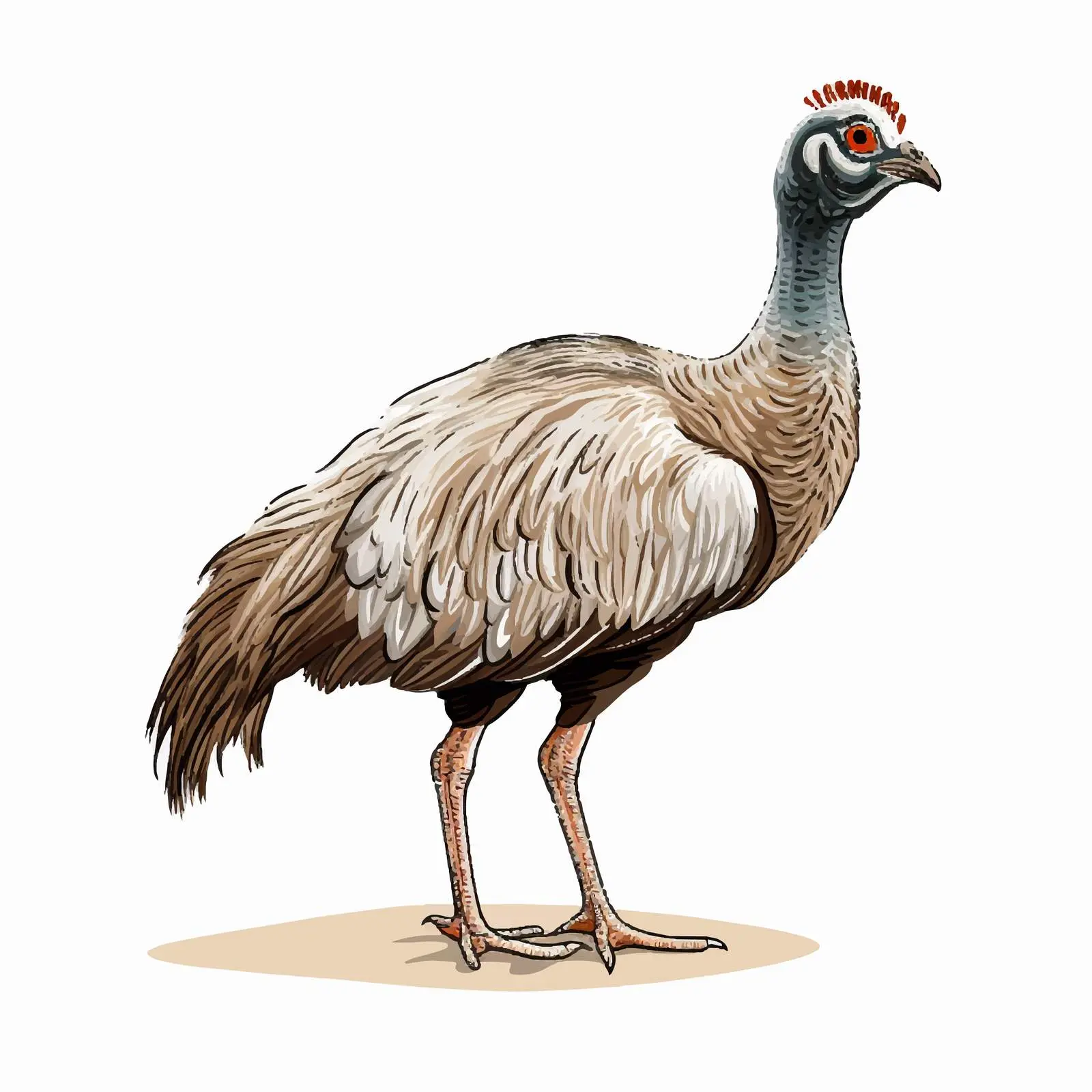 Cartoon Poult Line Vector Illustration — free download from Dotvec