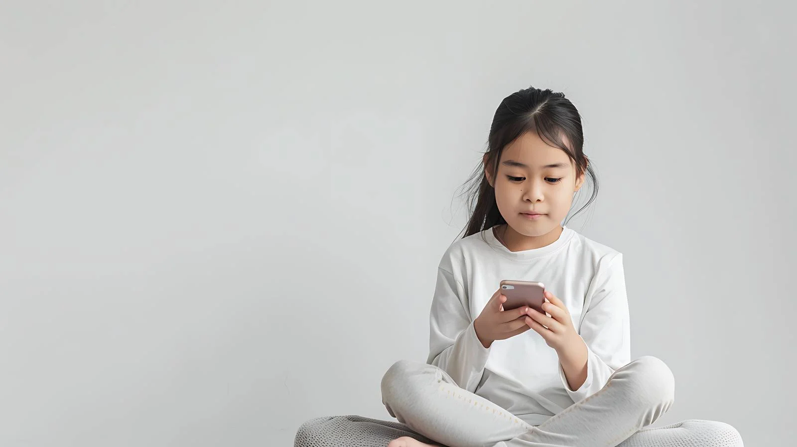 Young Girl Using Mobile Phone — free download from Dotvec