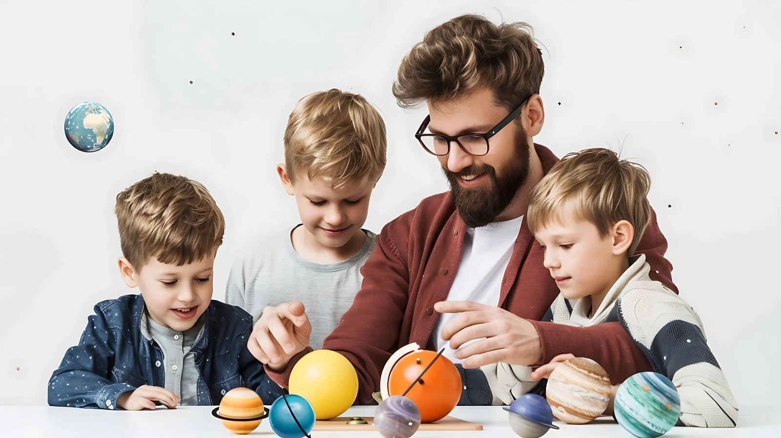 Explaining Solar System to Preschoolers — free download from Dotvec