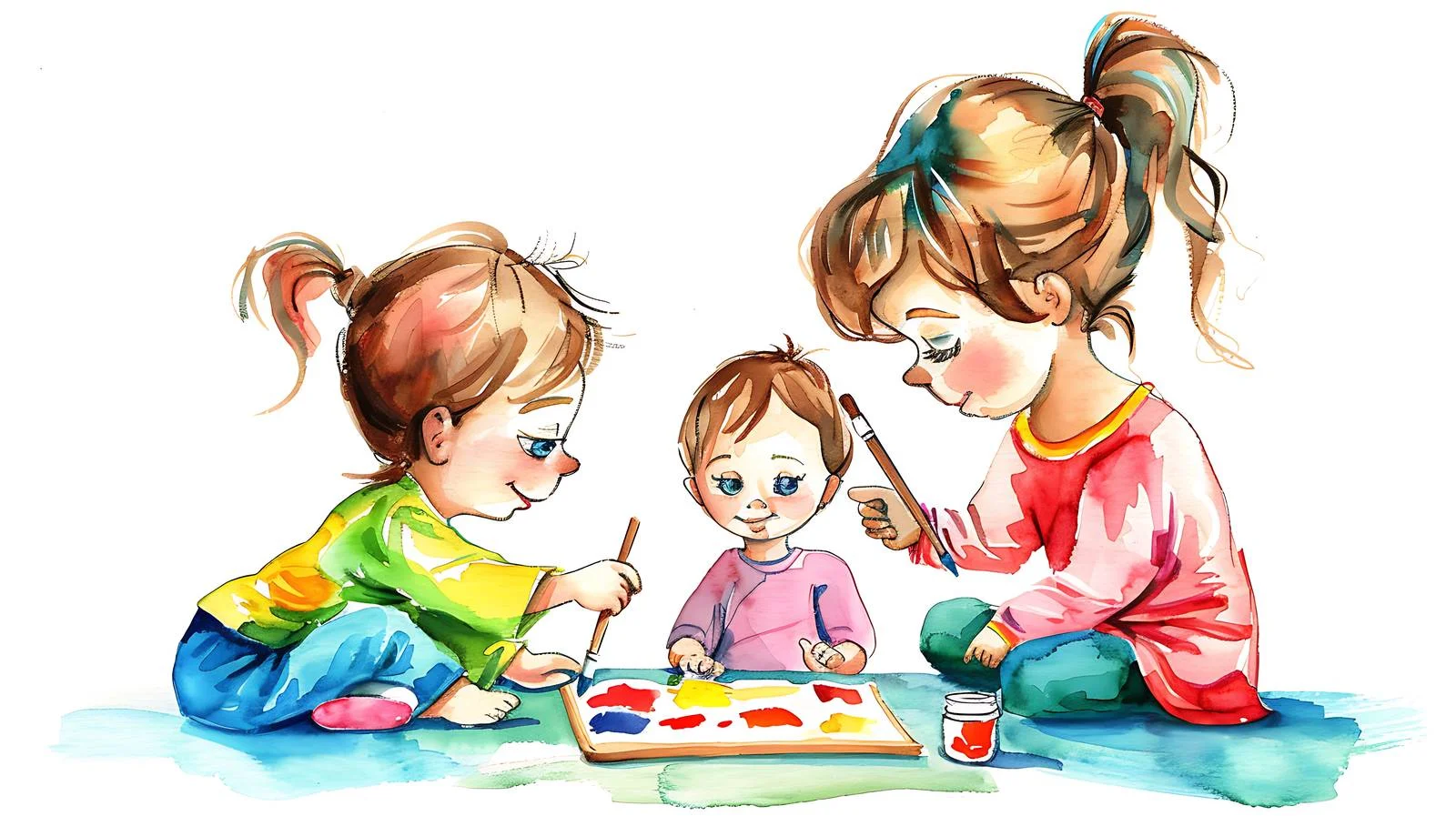 Nurturing Artistic Expression in Preschool Class — free download from Dotvec