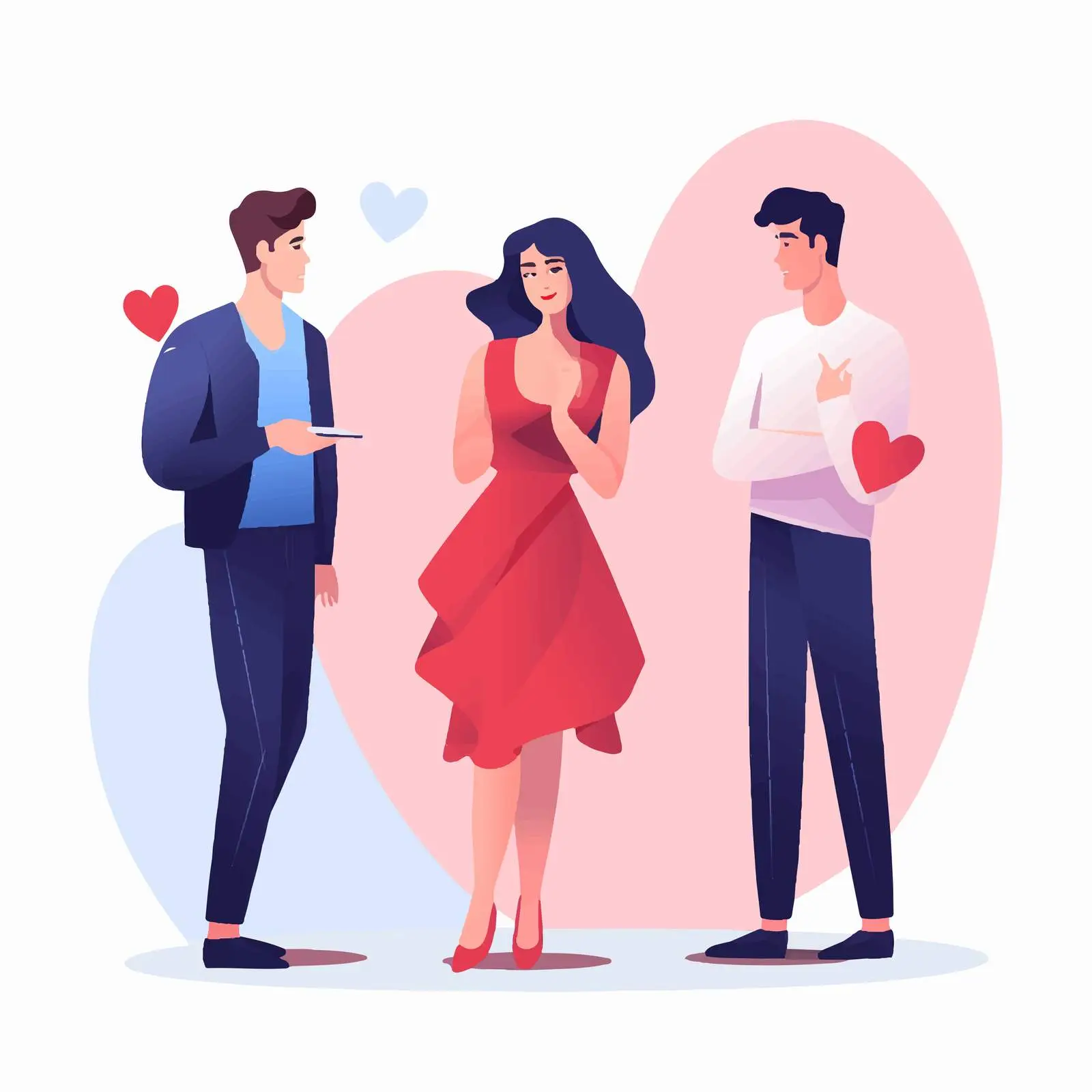 Romantic Partner Preference and Relationship Challenges – free split image from Dotvec