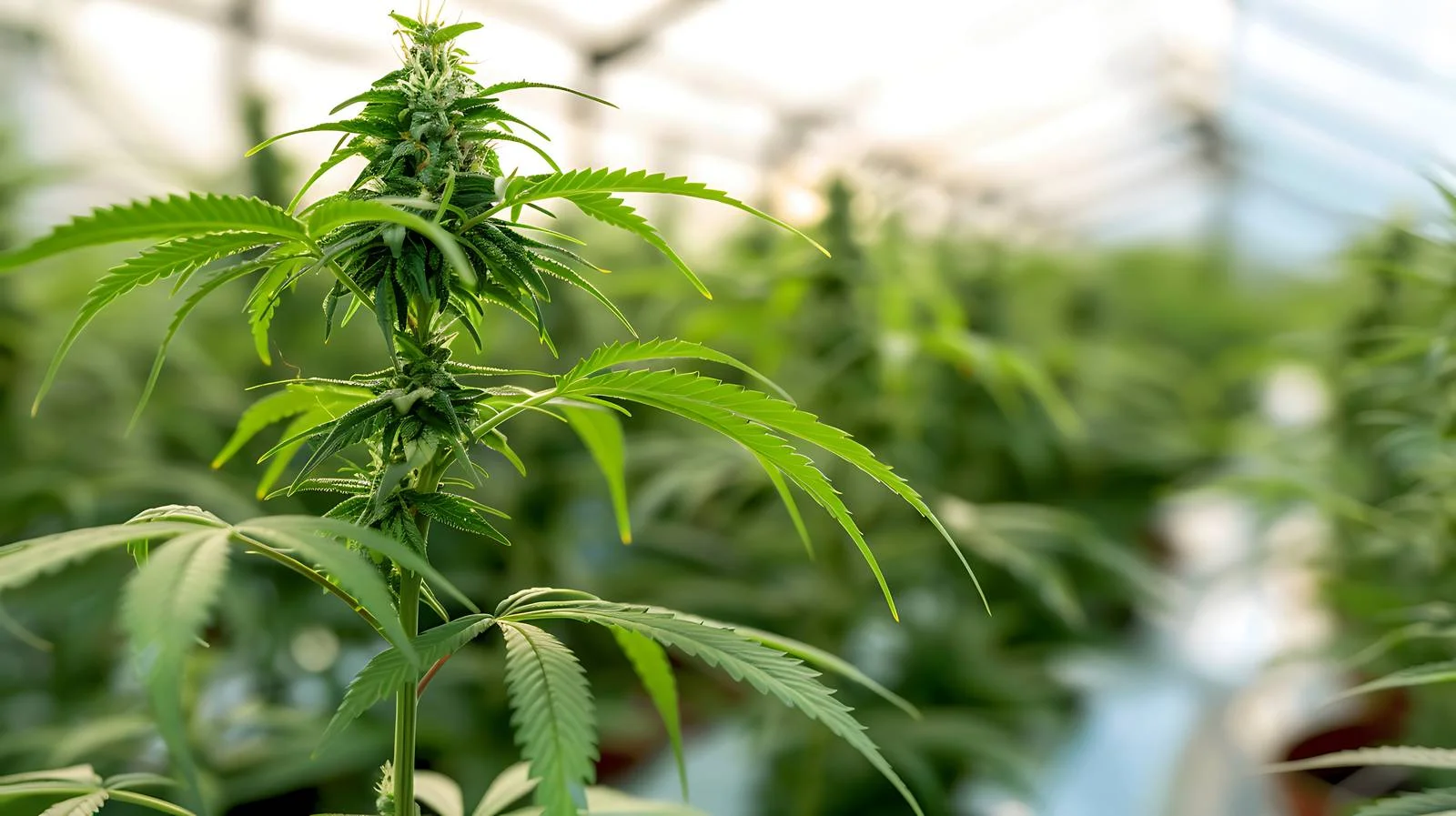 Premium Cannabis Plants in Greenhouse — free download from Dotvec