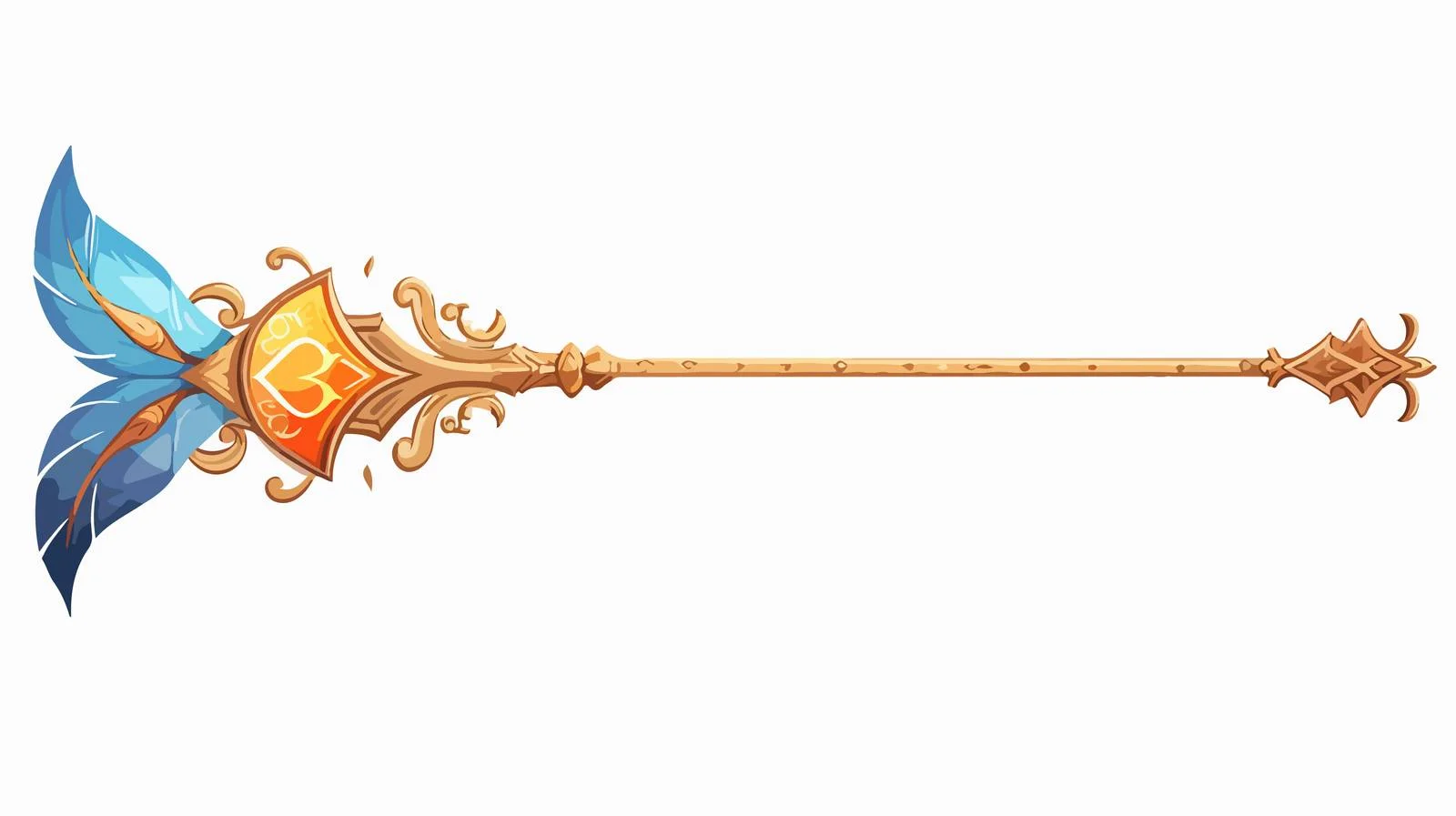 Cheerful Cartoon Arrow Stock Vector Illustration — free download from Dotvec