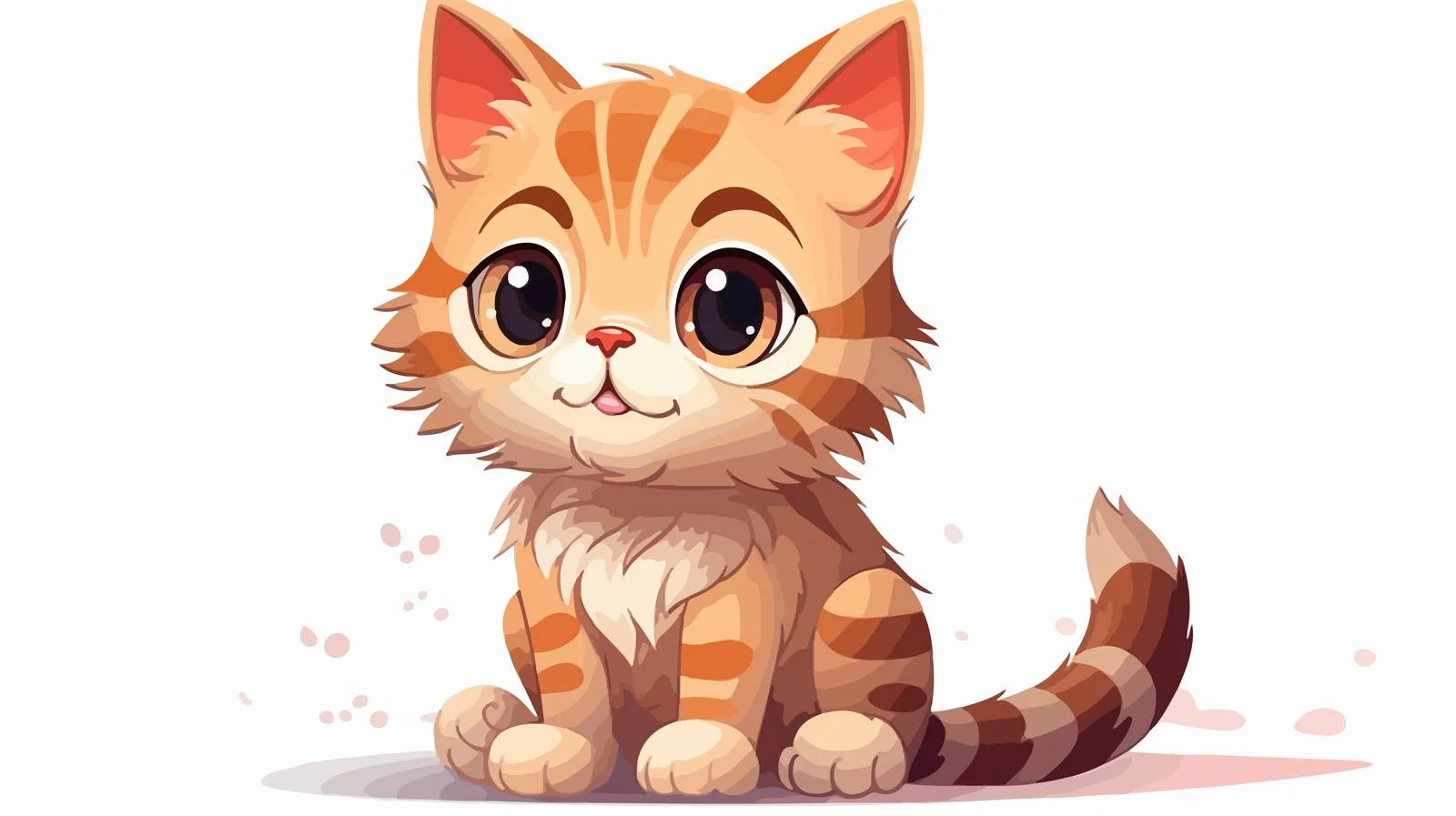 Cute Cat Cartoon Stock Illustration — free download from Dotvec