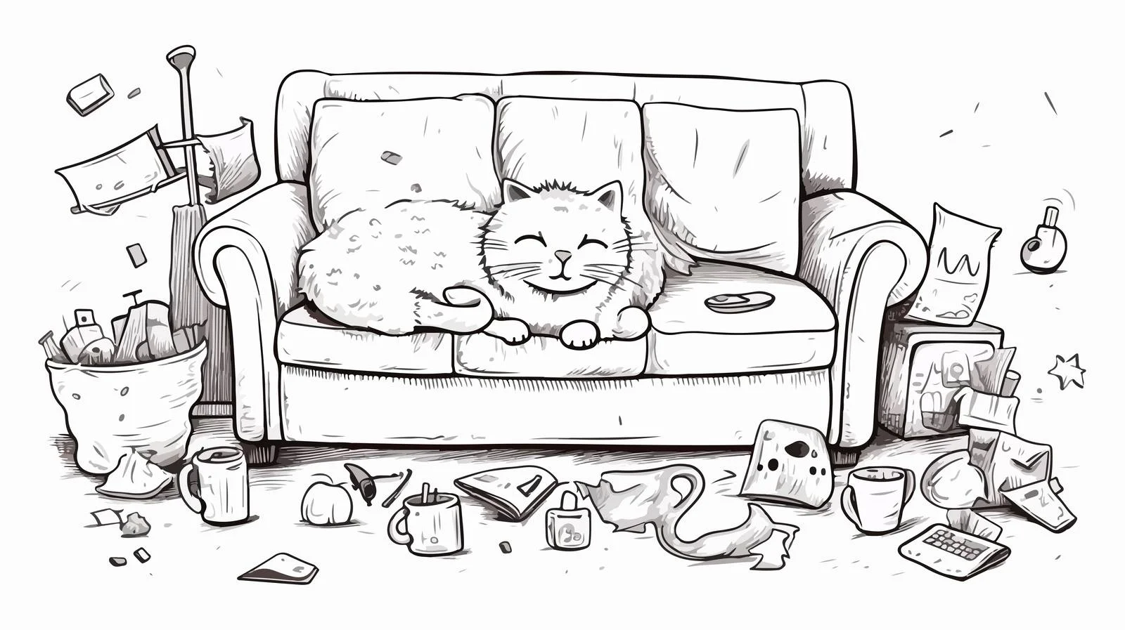 Managing cat behavior: Kitten meowing issues — free download from Dotvec