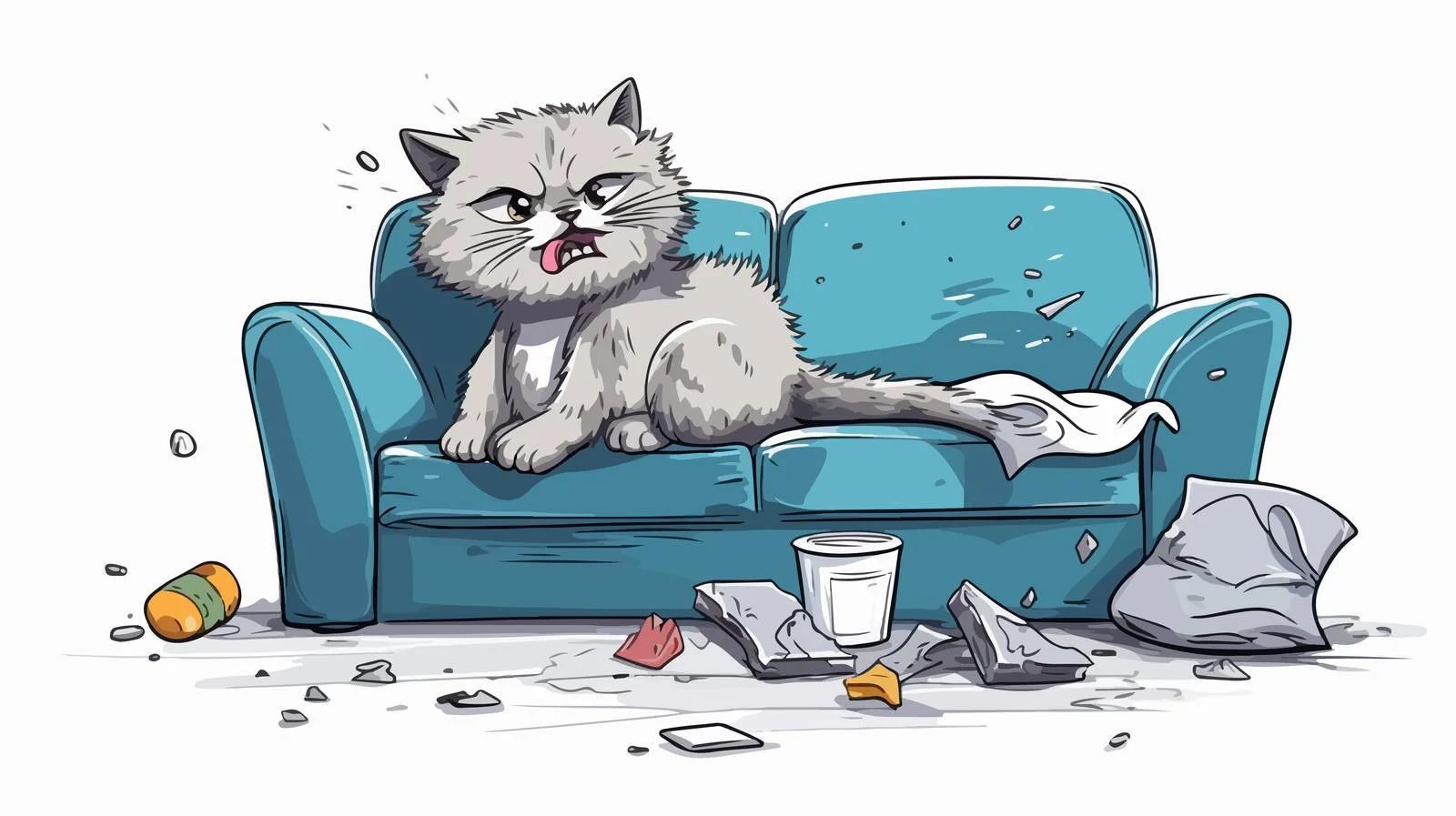 Addressing Cat Behavior: Kitten's Meowing — free download from Dotvec