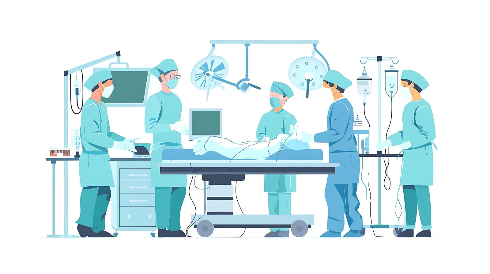 Trauma Surgery Operation Process – free surgeons image from Dotvec