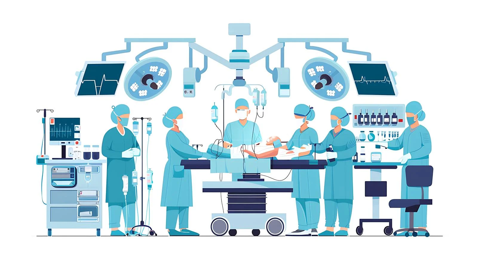 Trauma Surgery Operation Process – free surgeons image from Dotvec