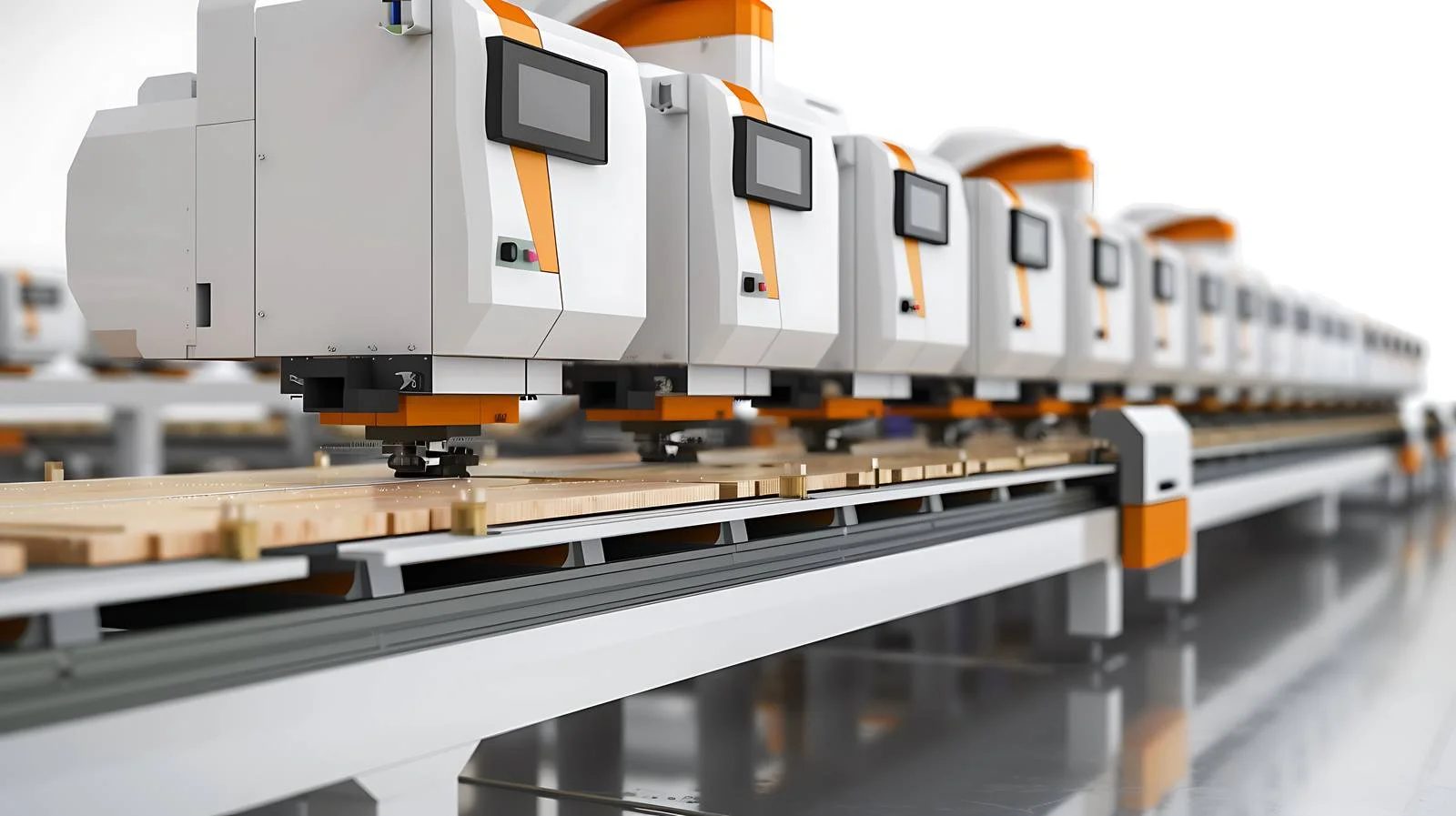 Wooden Floor Factory Production Line — free download from Dotvec