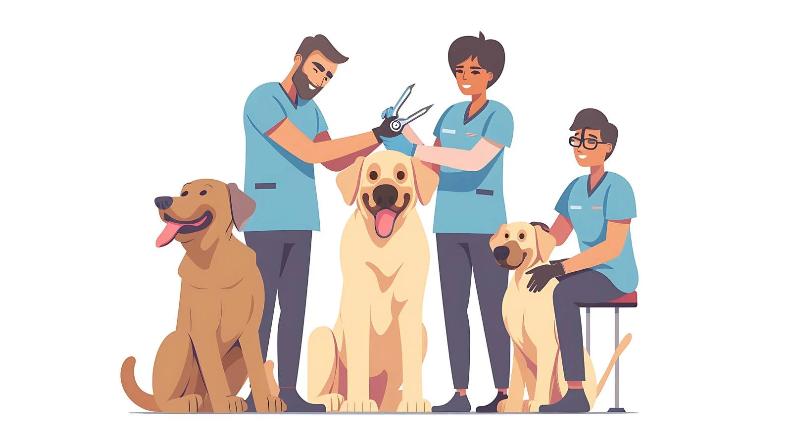 Dog Care in Specialized Salon — free download from Dotvec