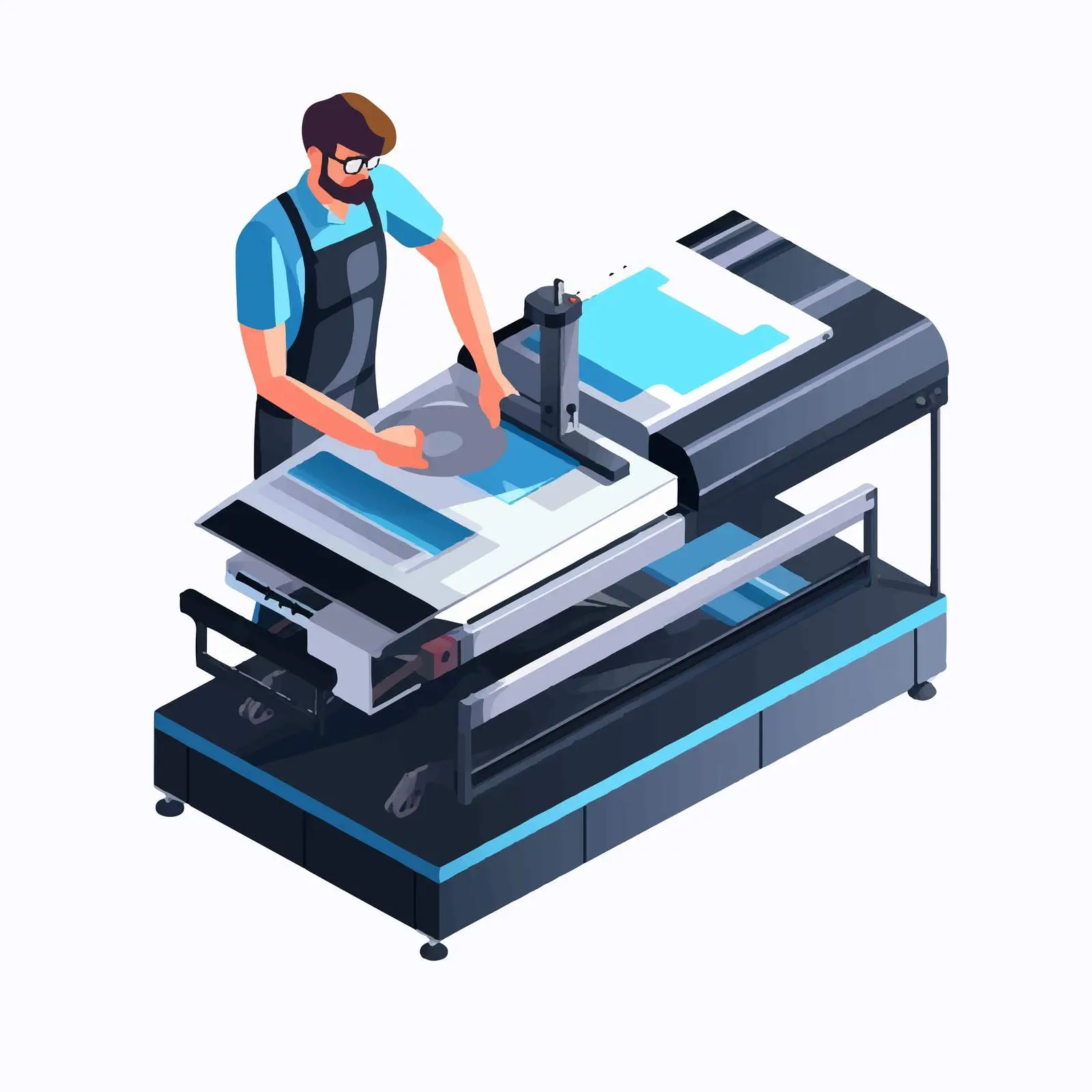 Male Polygraph Professional in Action — free download from Dotvec