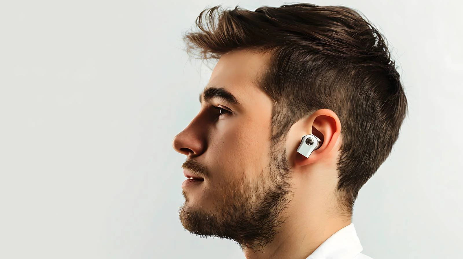 Man with Cochlear Implant — free download from Dotvec