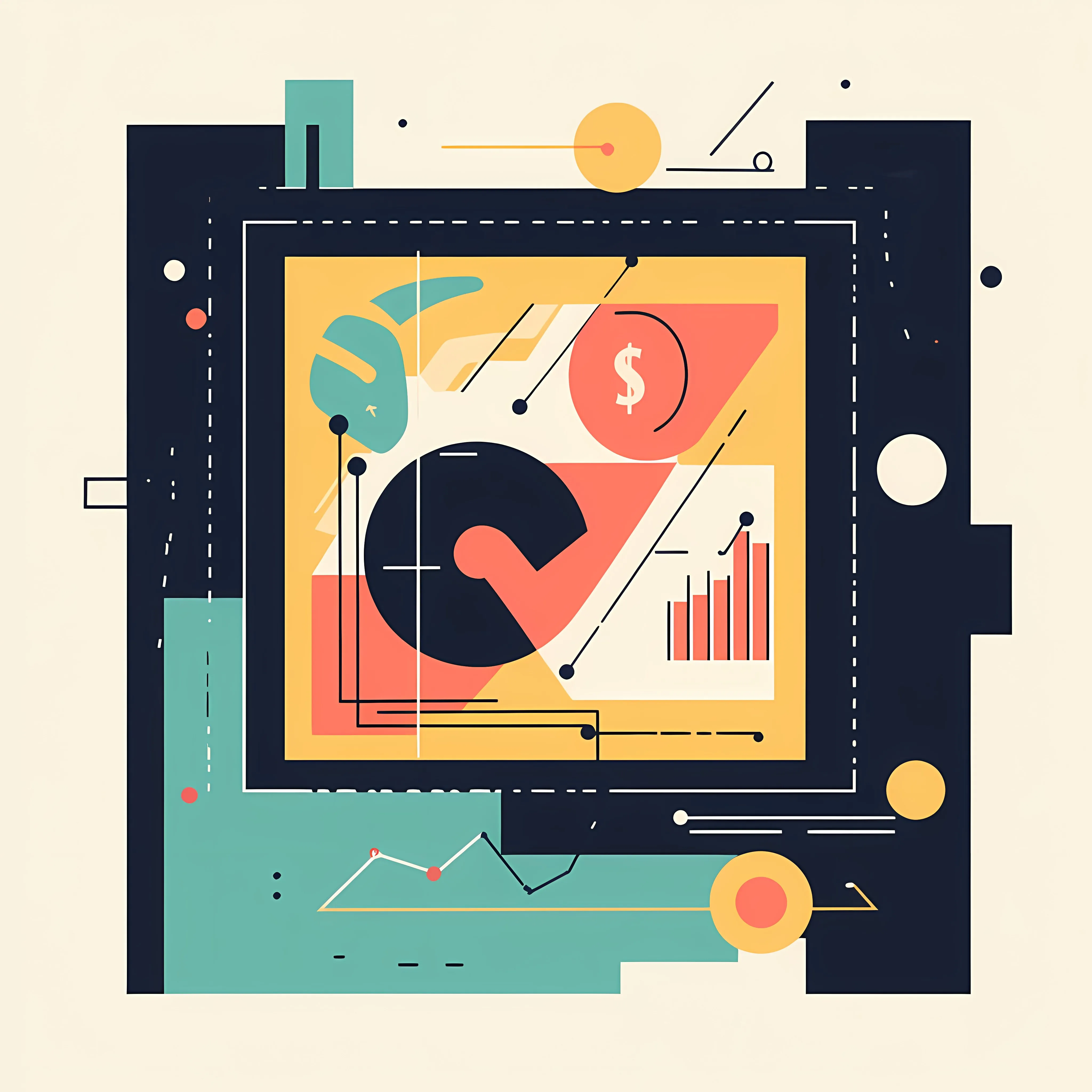 Flat Vector Illustration of Profit Design — free download from Dotvec
