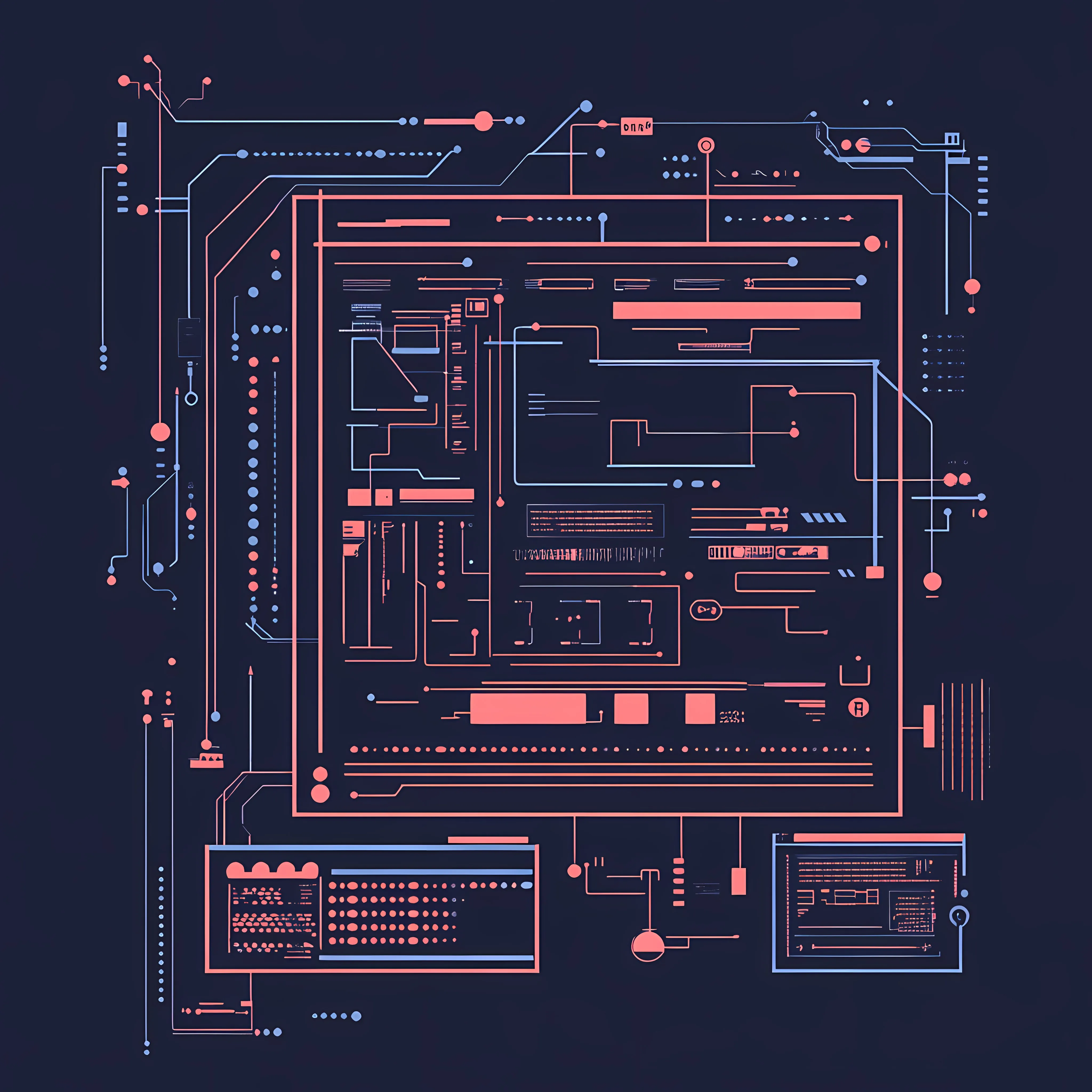 Web Programming Languages Technology Process Vector Illustration — free download from Dotvec