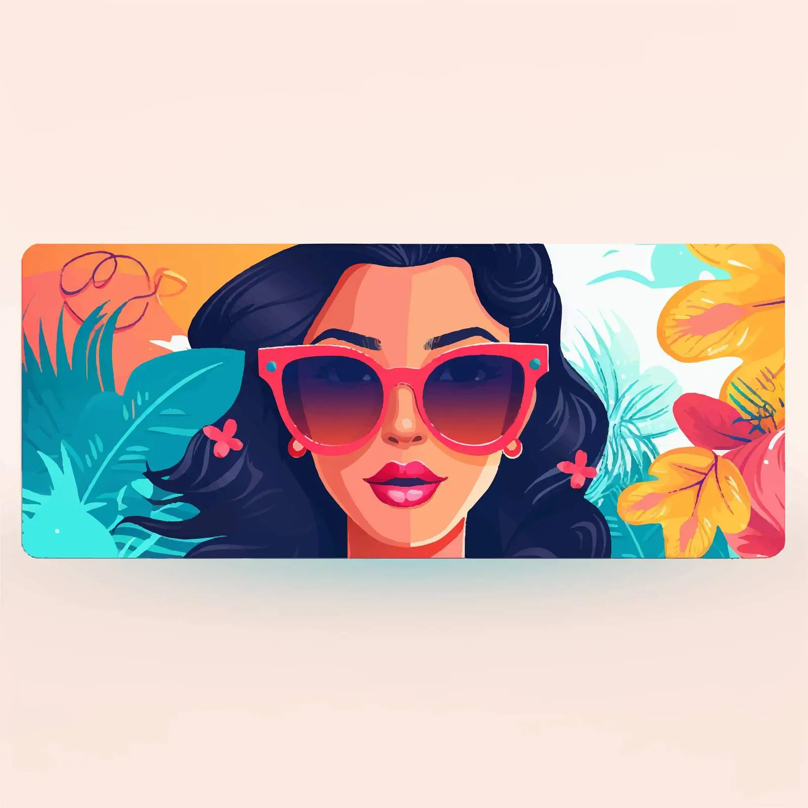 Modern Sunglasses Promotion Banner Design – free trendy eyewear image from Dotvec