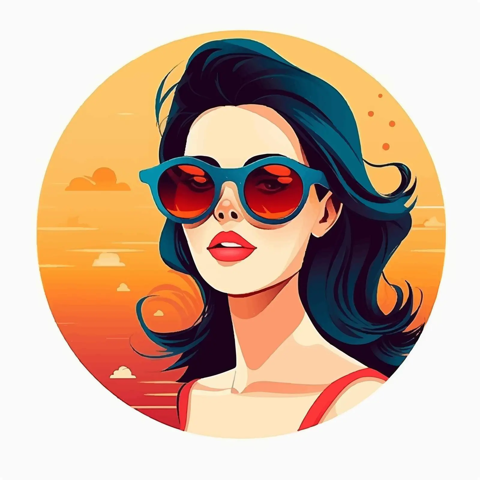 Modern Sunglasses Promotion Banner Design — free download from Dotvec