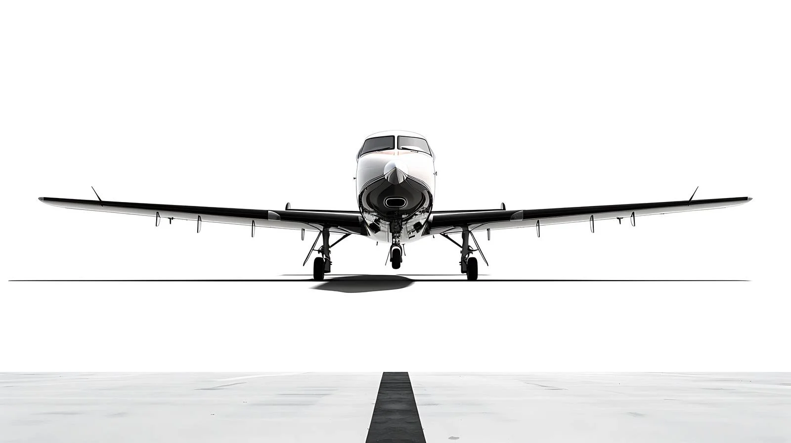 Airplane Preparing for Takeoff on Runway — free download from Dotvec