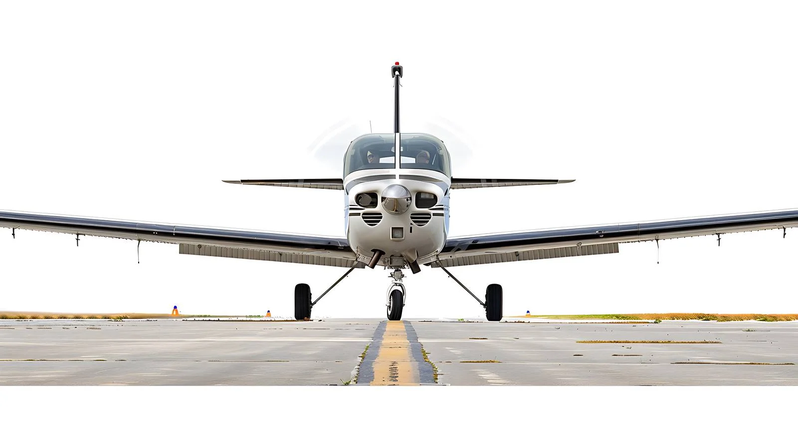 Propeller Aircraft Preparing for Takeoff — free download from Dotvec