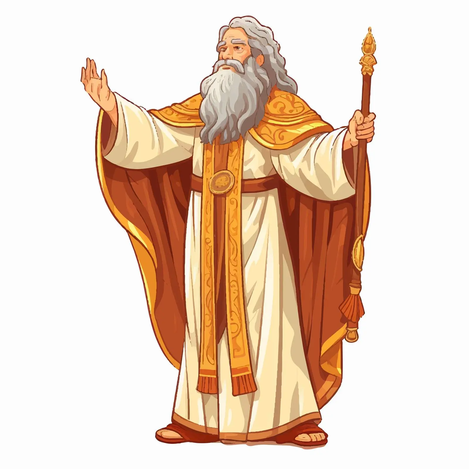 Moses Accepts the Law - Byzantine Illustration — free download from Dotvec