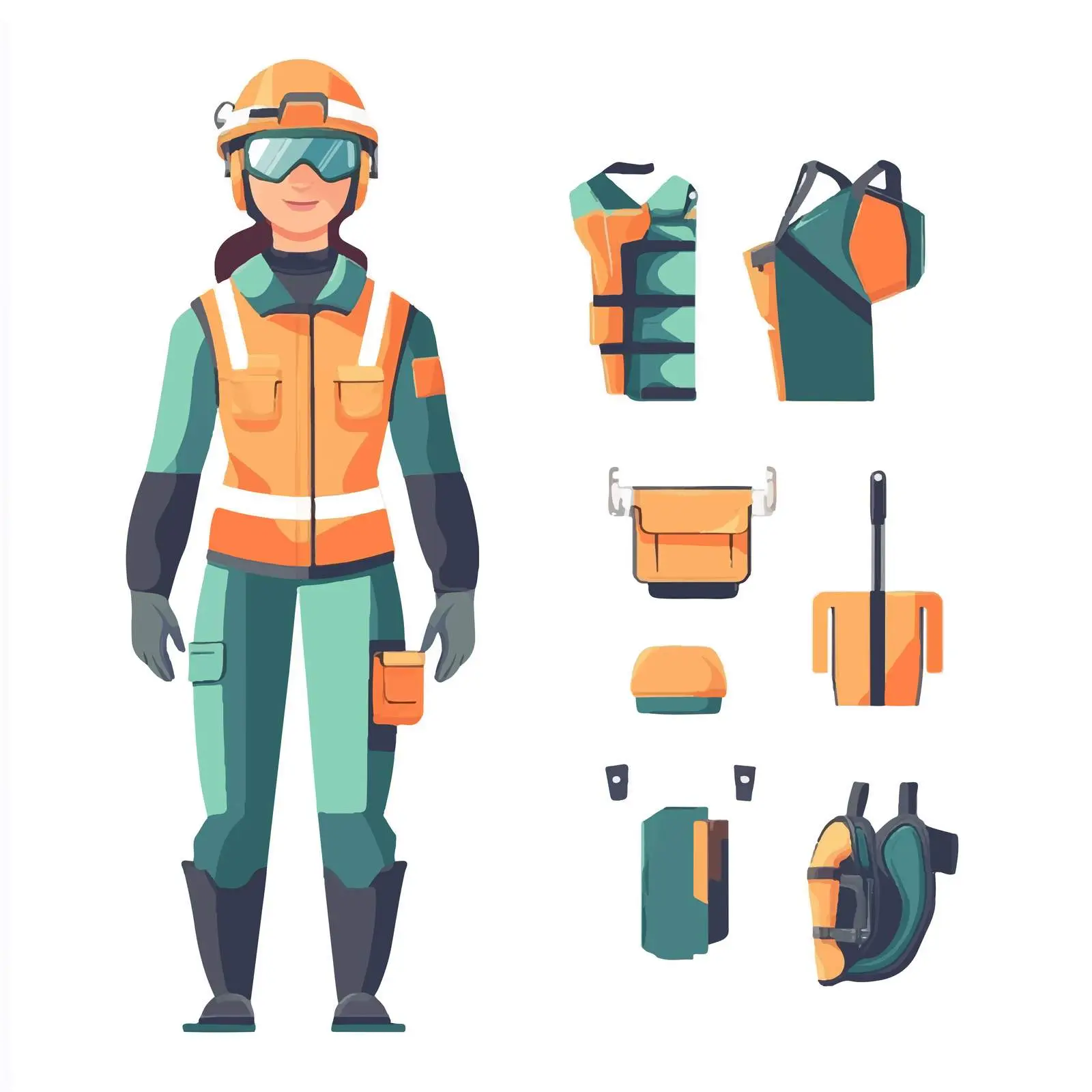 Protective Safety Work Uniform Equipment Design — free download from Dotvec